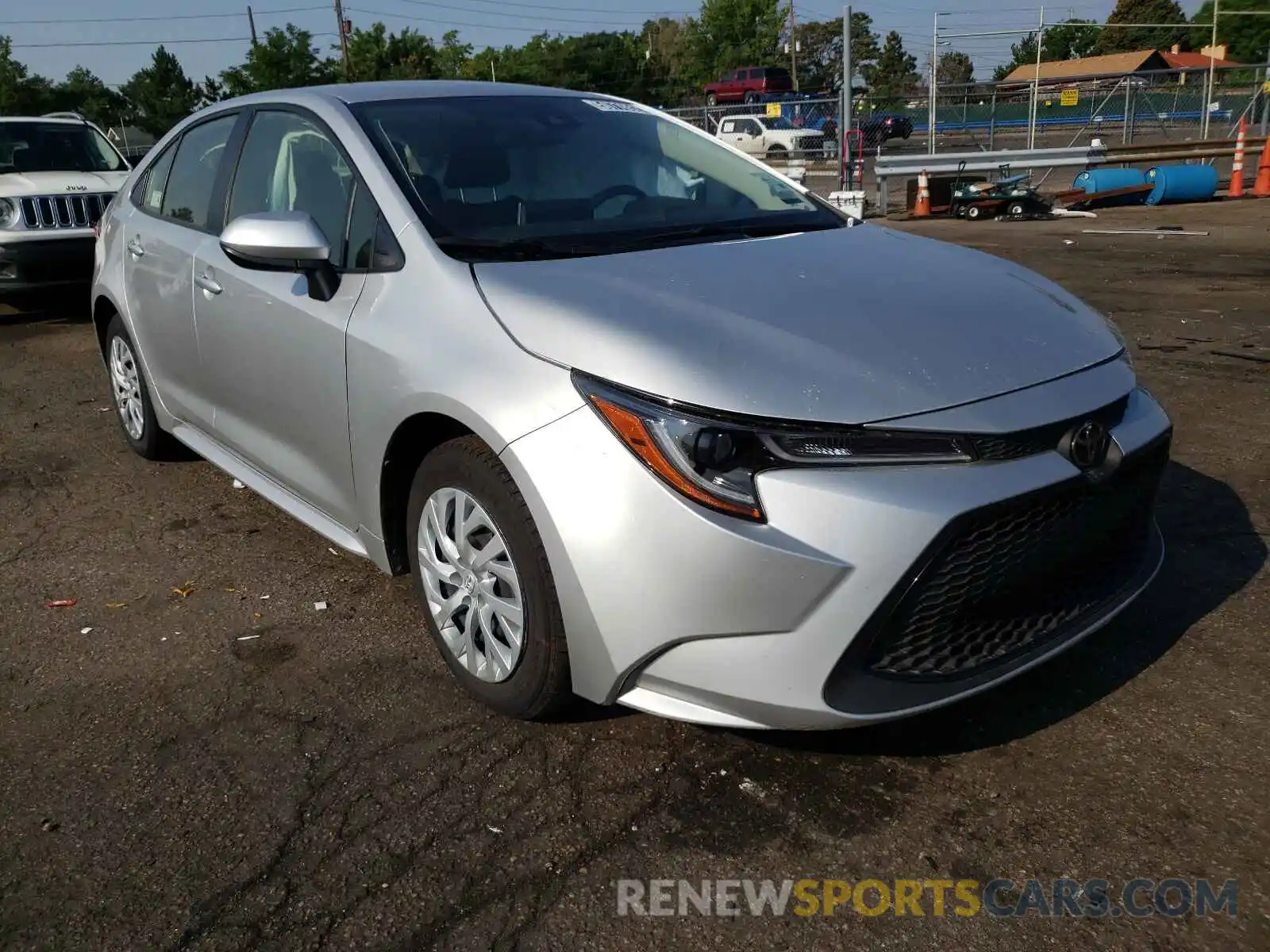 1 Photograph of a damaged car JTDEPRAE7LJ044768 TOYOTA COROLLA 2020