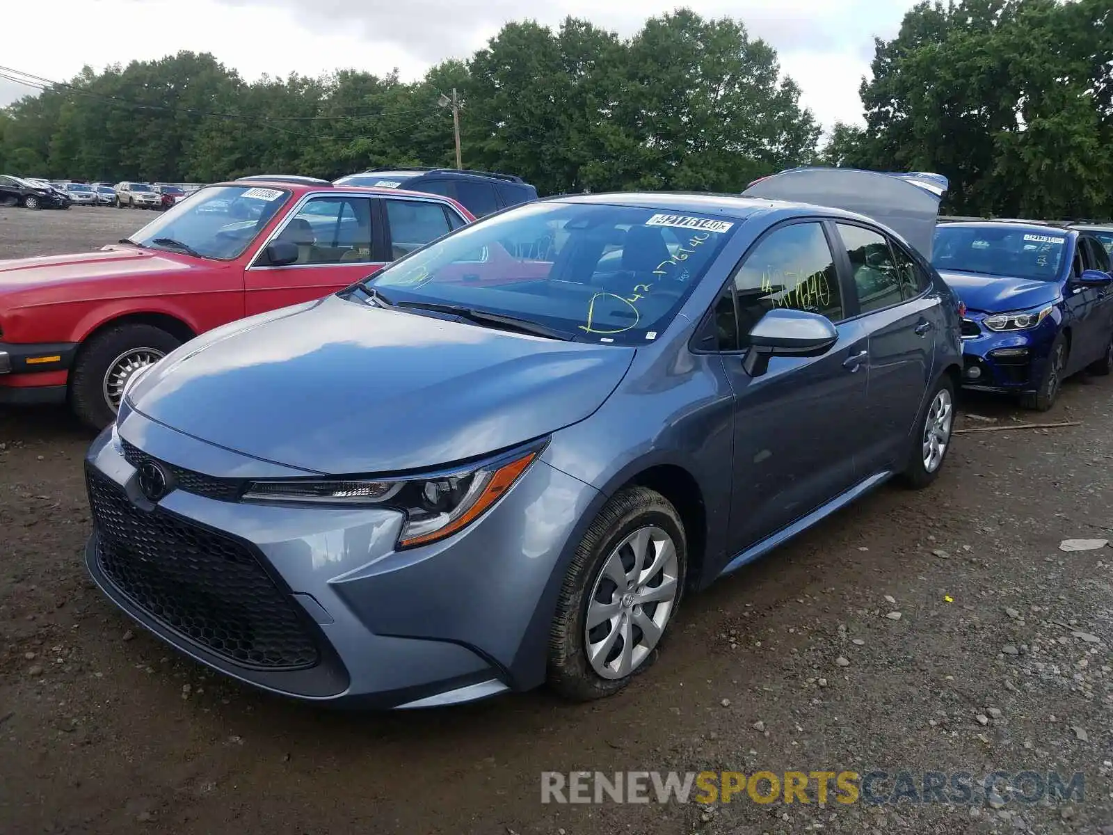 2 Photograph of a damaged car JTDEPRAE7LJ044821 TOYOTA COROLLA 2020