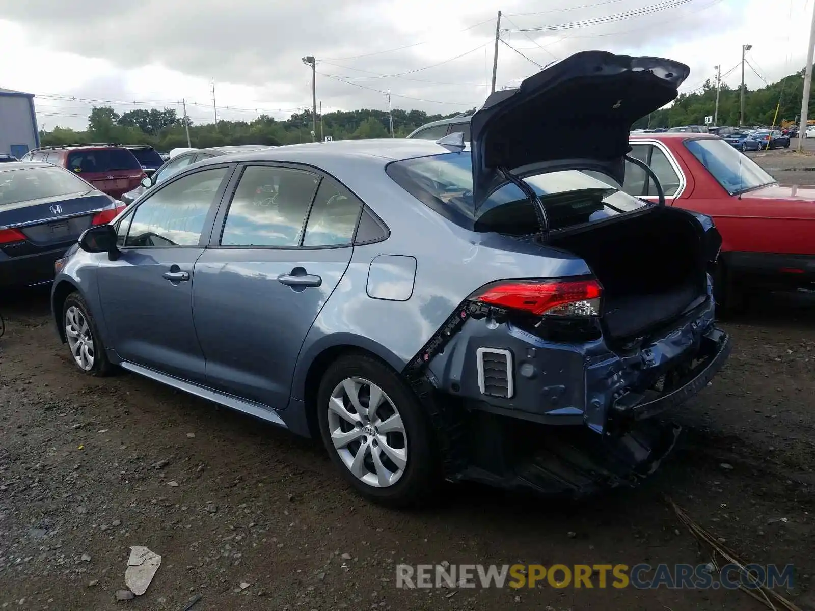 3 Photograph of a damaged car JTDEPRAE7LJ044821 TOYOTA COROLLA 2020