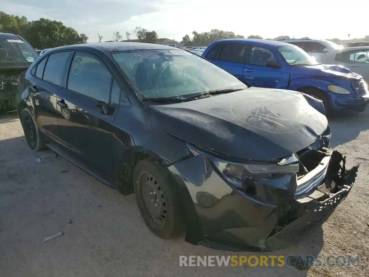 1 Photograph of a damaged car JTDEPRAE7LJ044866 TOYOTA COROLLA 2020