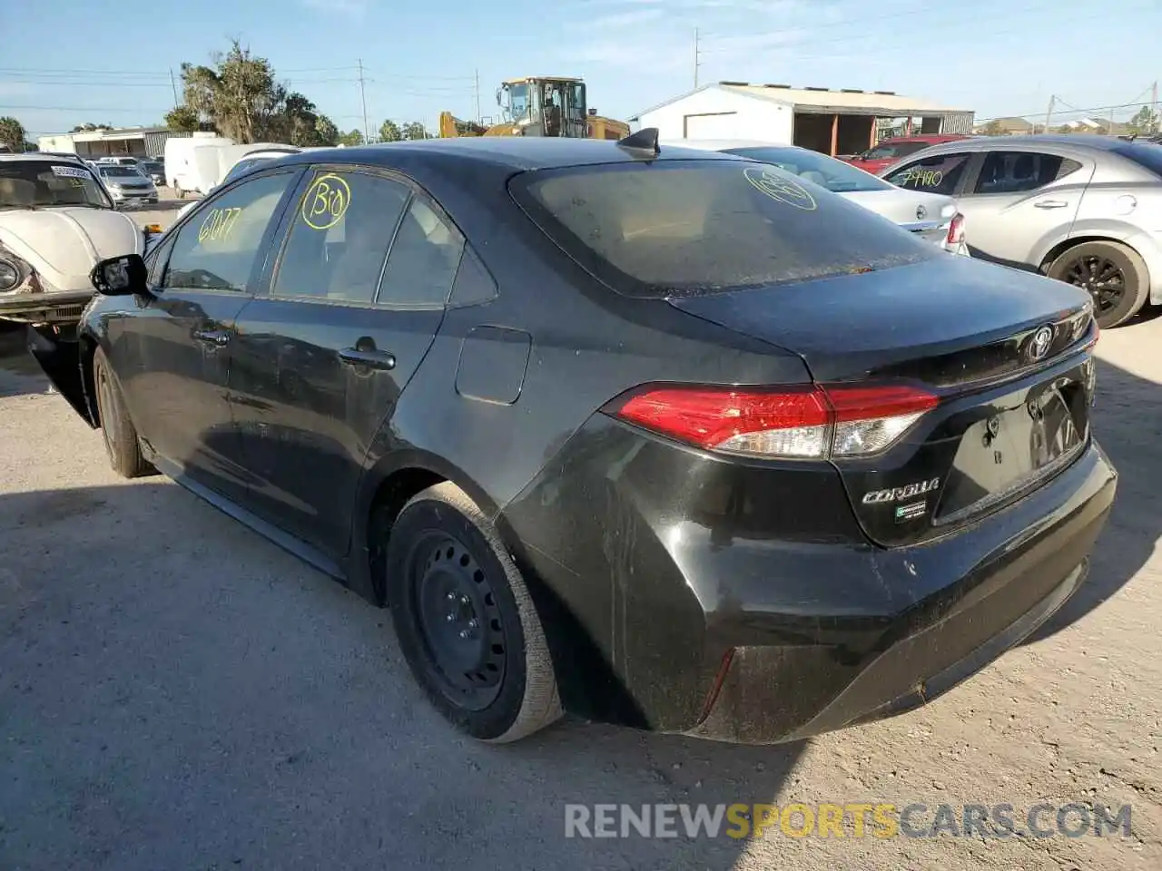 3 Photograph of a damaged car JTDEPRAE7LJ044866 TOYOTA COROLLA 2020