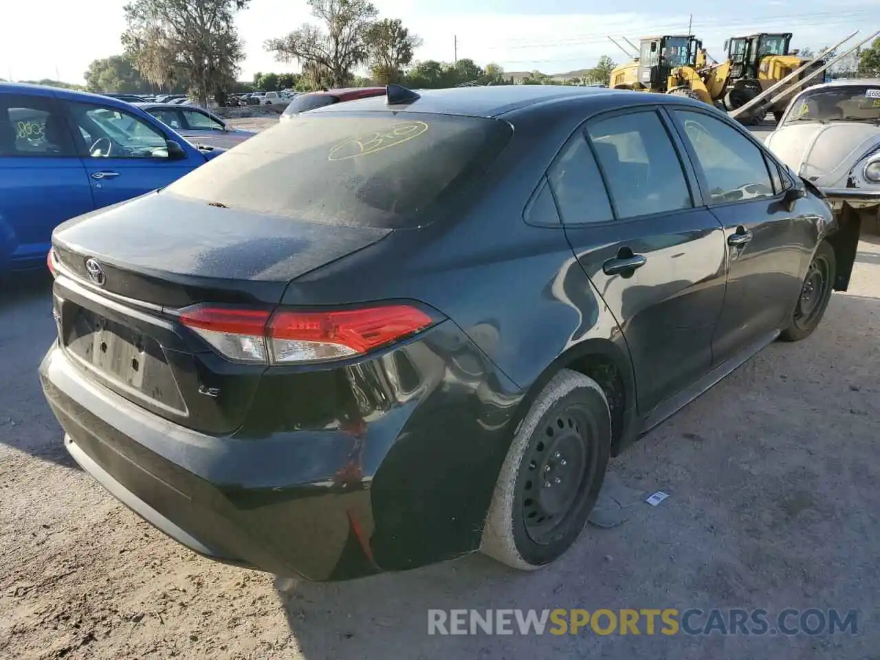 4 Photograph of a damaged car JTDEPRAE7LJ044866 TOYOTA COROLLA 2020