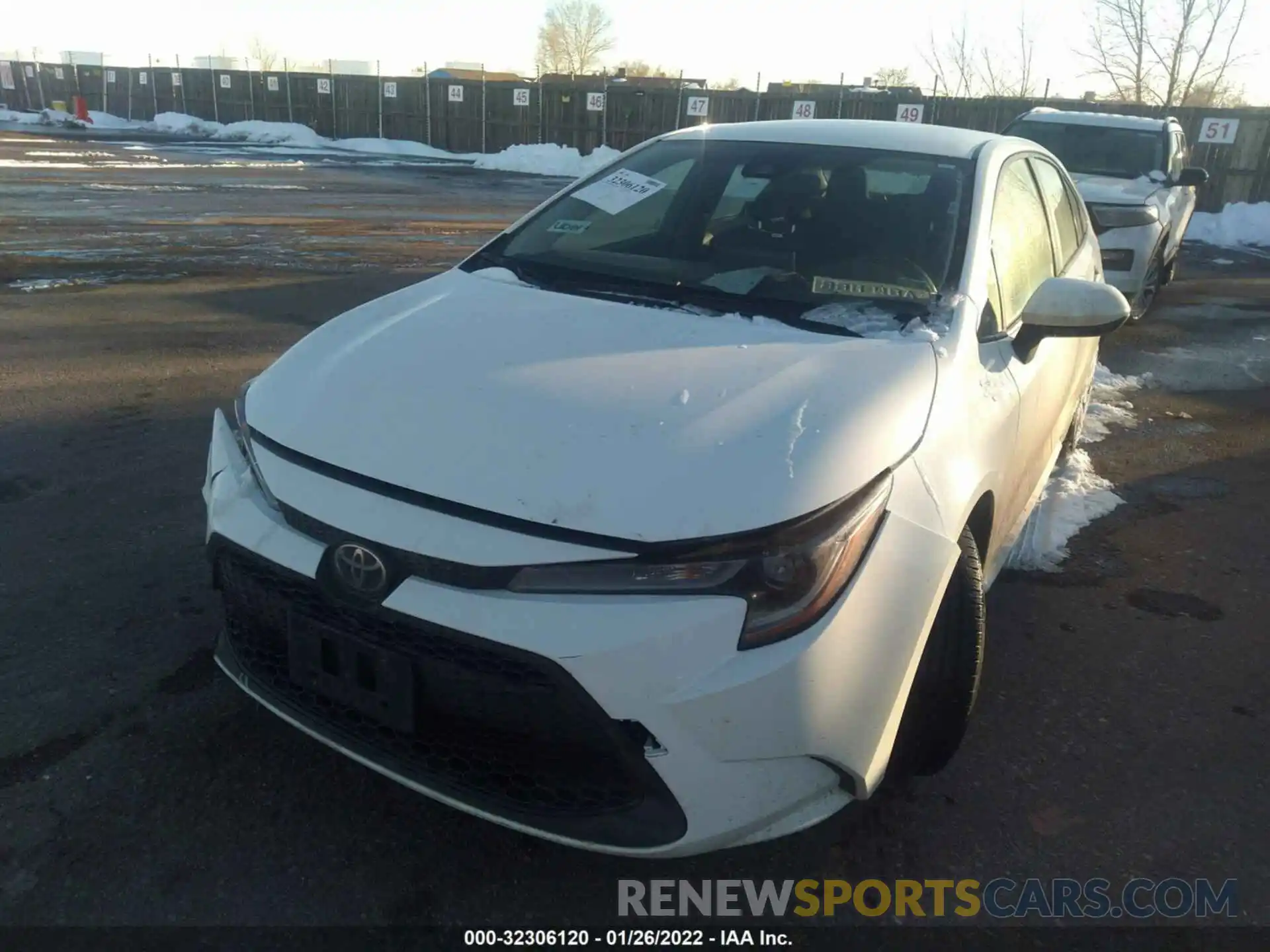 2 Photograph of a damaged car JTDEPRAE7LJ045077 TOYOTA COROLLA 2020