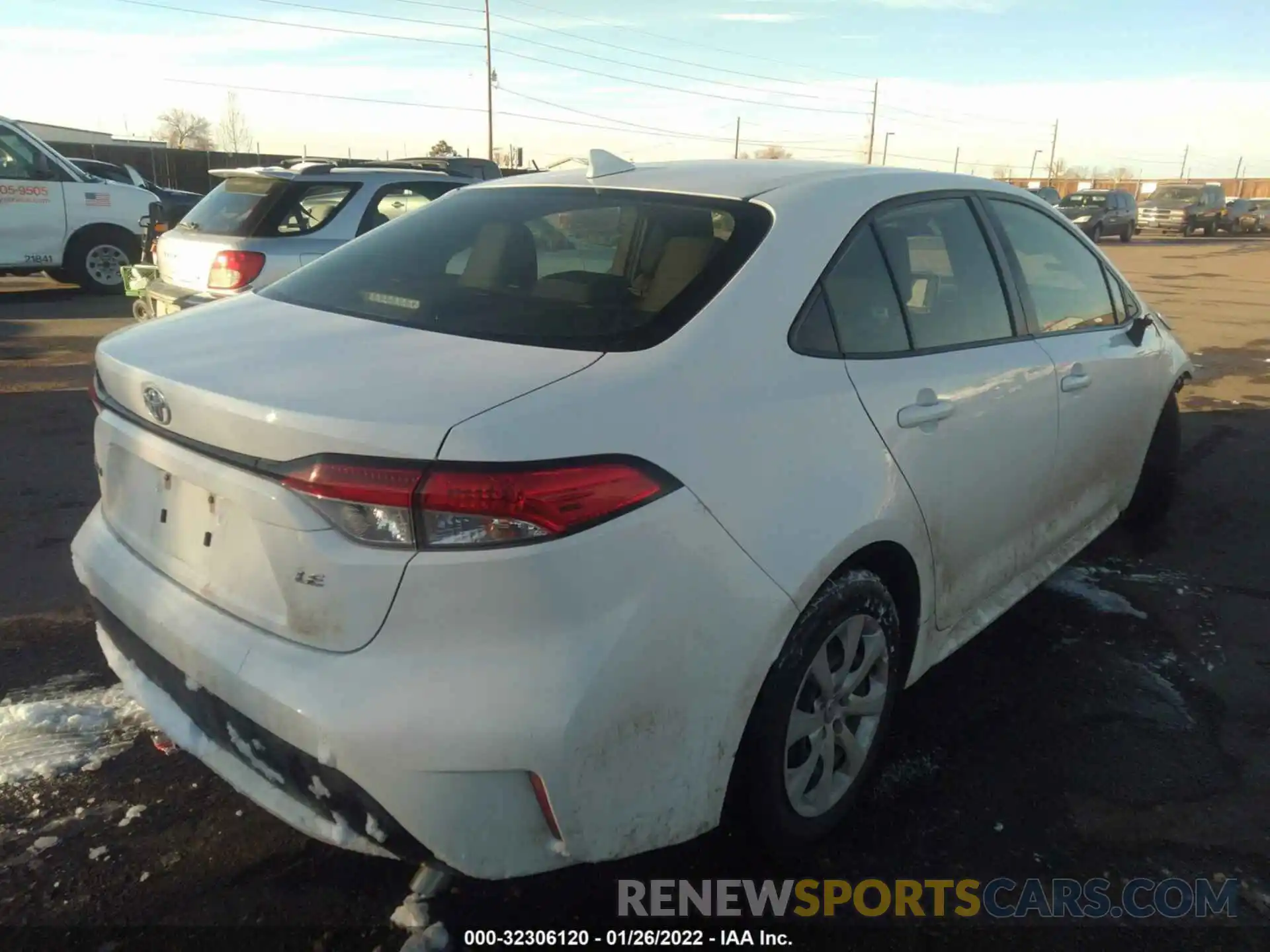 4 Photograph of a damaged car JTDEPRAE7LJ045077 TOYOTA COROLLA 2020