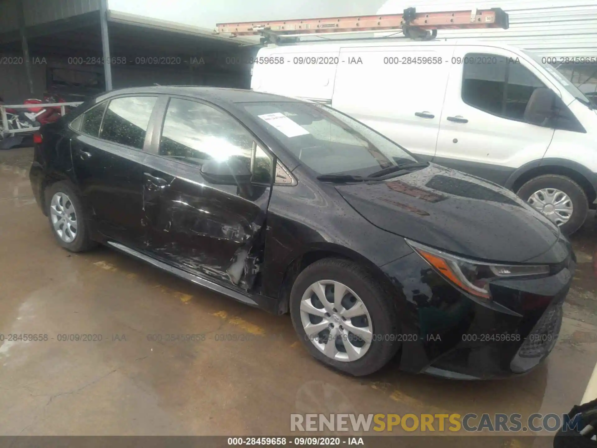 1 Photograph of a damaged car JTDEPRAE7LJ045175 TOYOTA COROLLA 2020