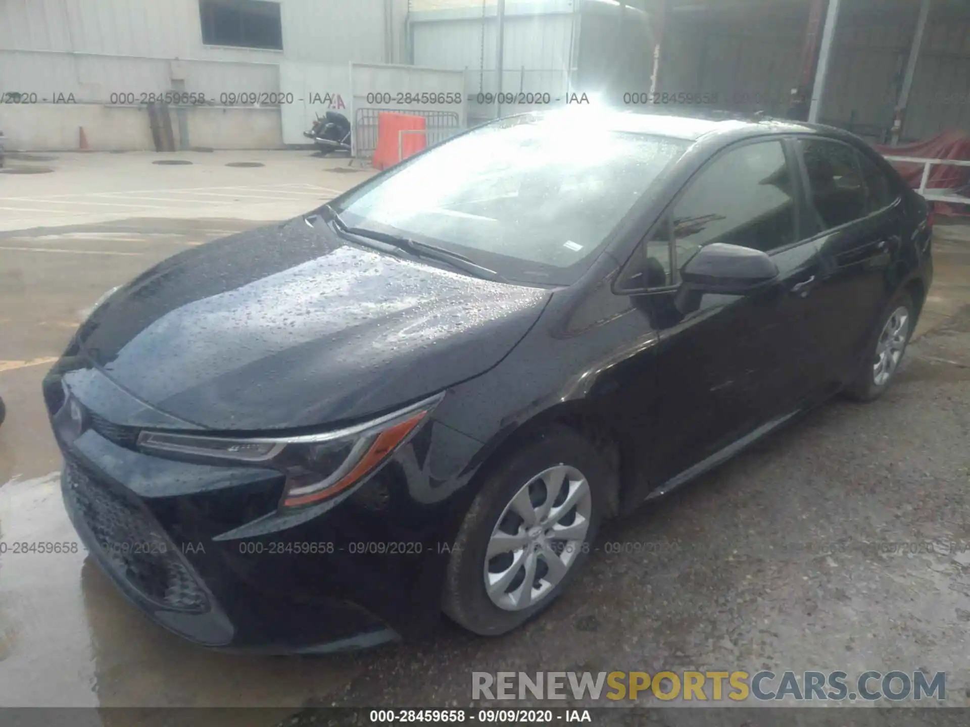 2 Photograph of a damaged car JTDEPRAE7LJ045175 TOYOTA COROLLA 2020