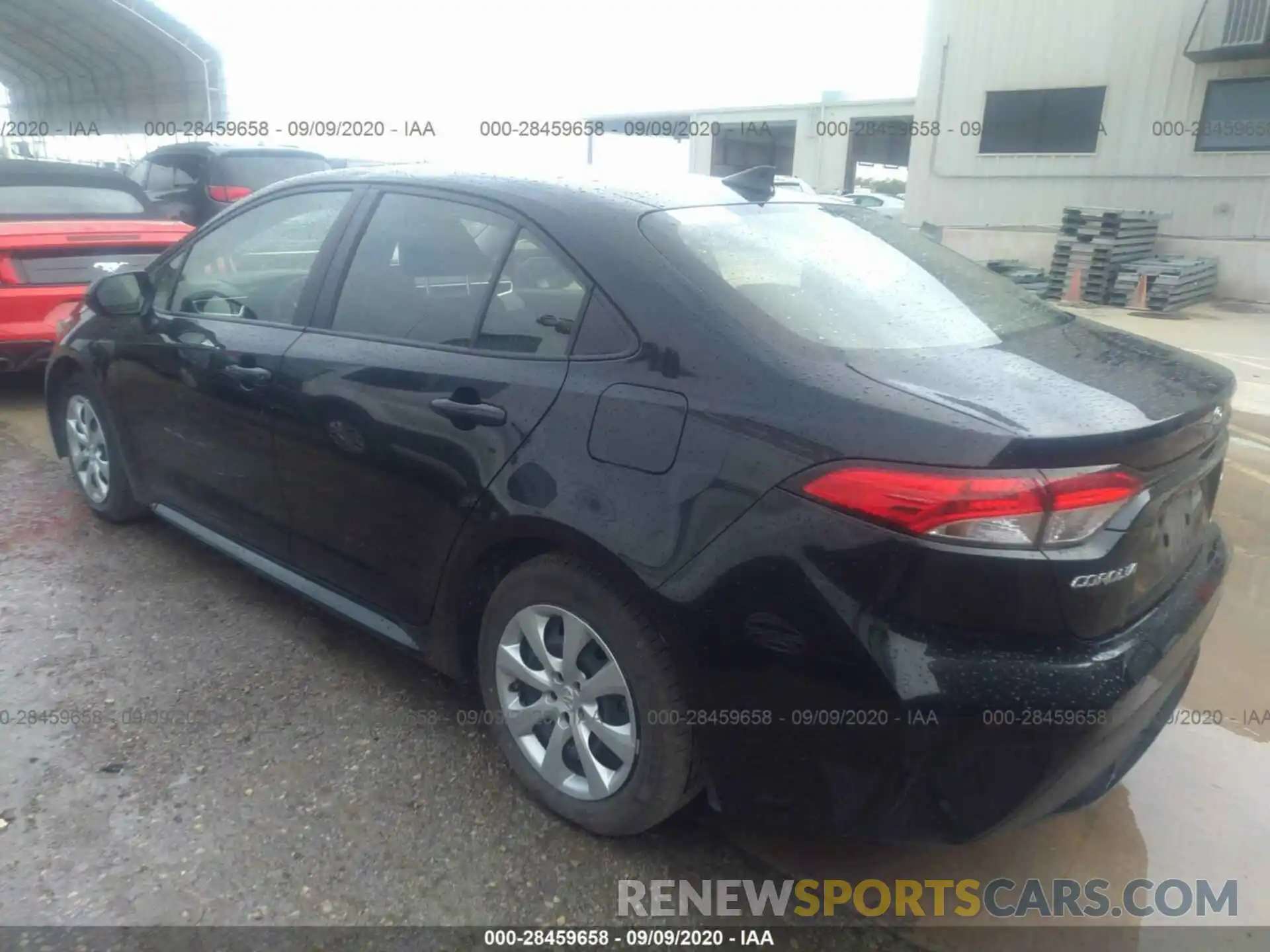 3 Photograph of a damaged car JTDEPRAE7LJ045175 TOYOTA COROLLA 2020