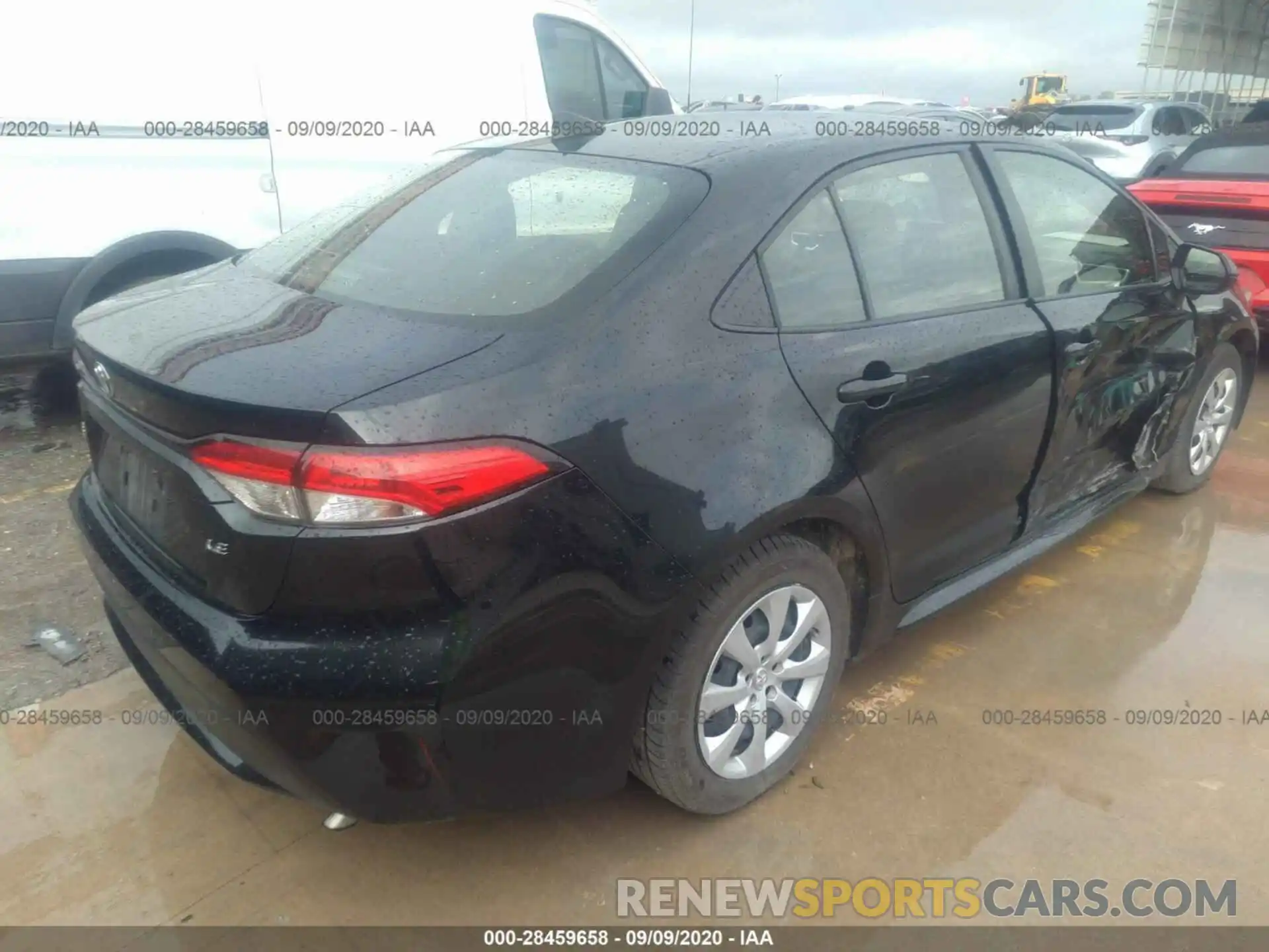 4 Photograph of a damaged car JTDEPRAE7LJ045175 TOYOTA COROLLA 2020