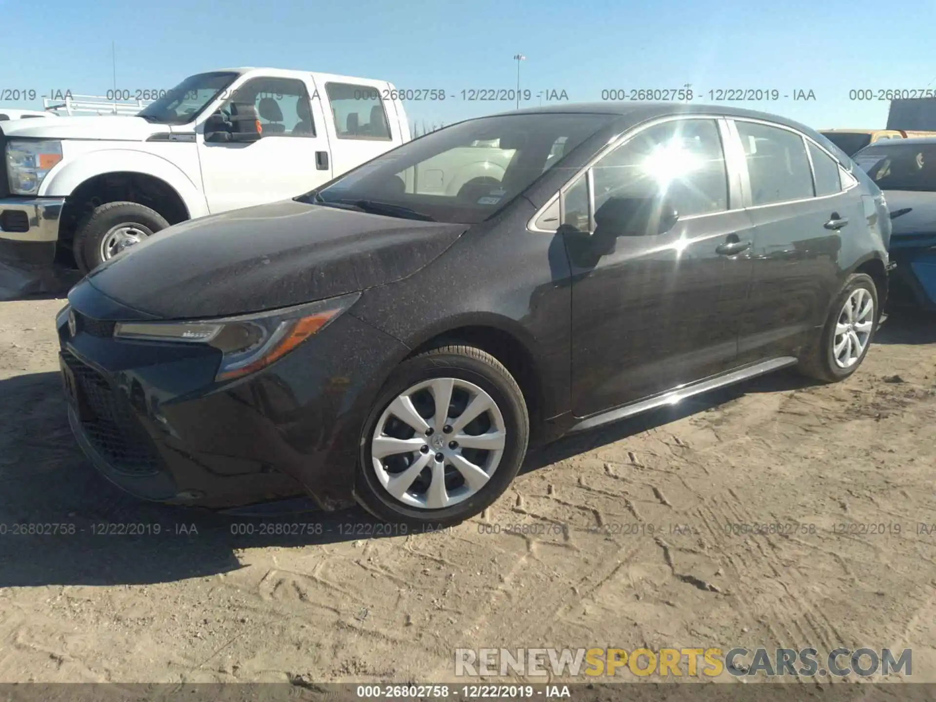 2 Photograph of a damaged car JTDEPRAE7LJ045371 TOYOTA COROLLA 2020