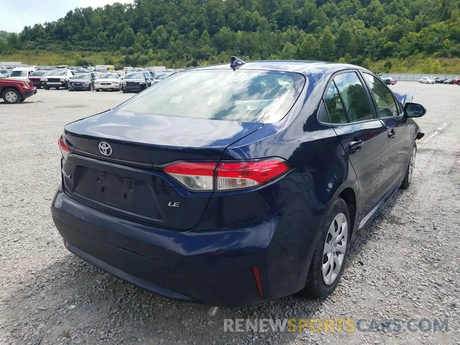 4 Photograph of a damaged car JTDEPRAE7LJ045922 TOYOTA COROLLA 2020