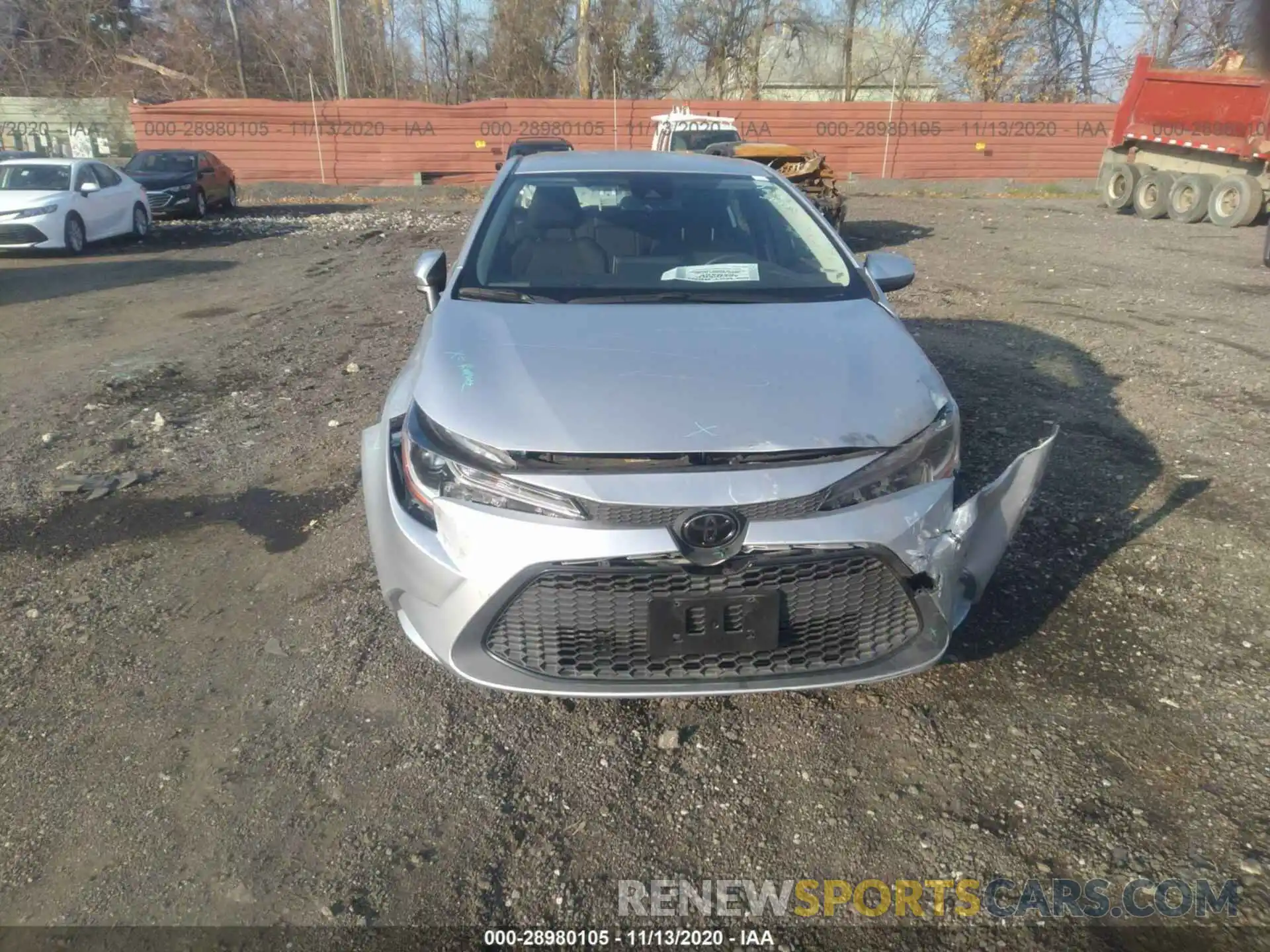 6 Photograph of a damaged car JTDEPRAE7LJ045967 TOYOTA COROLLA 2020