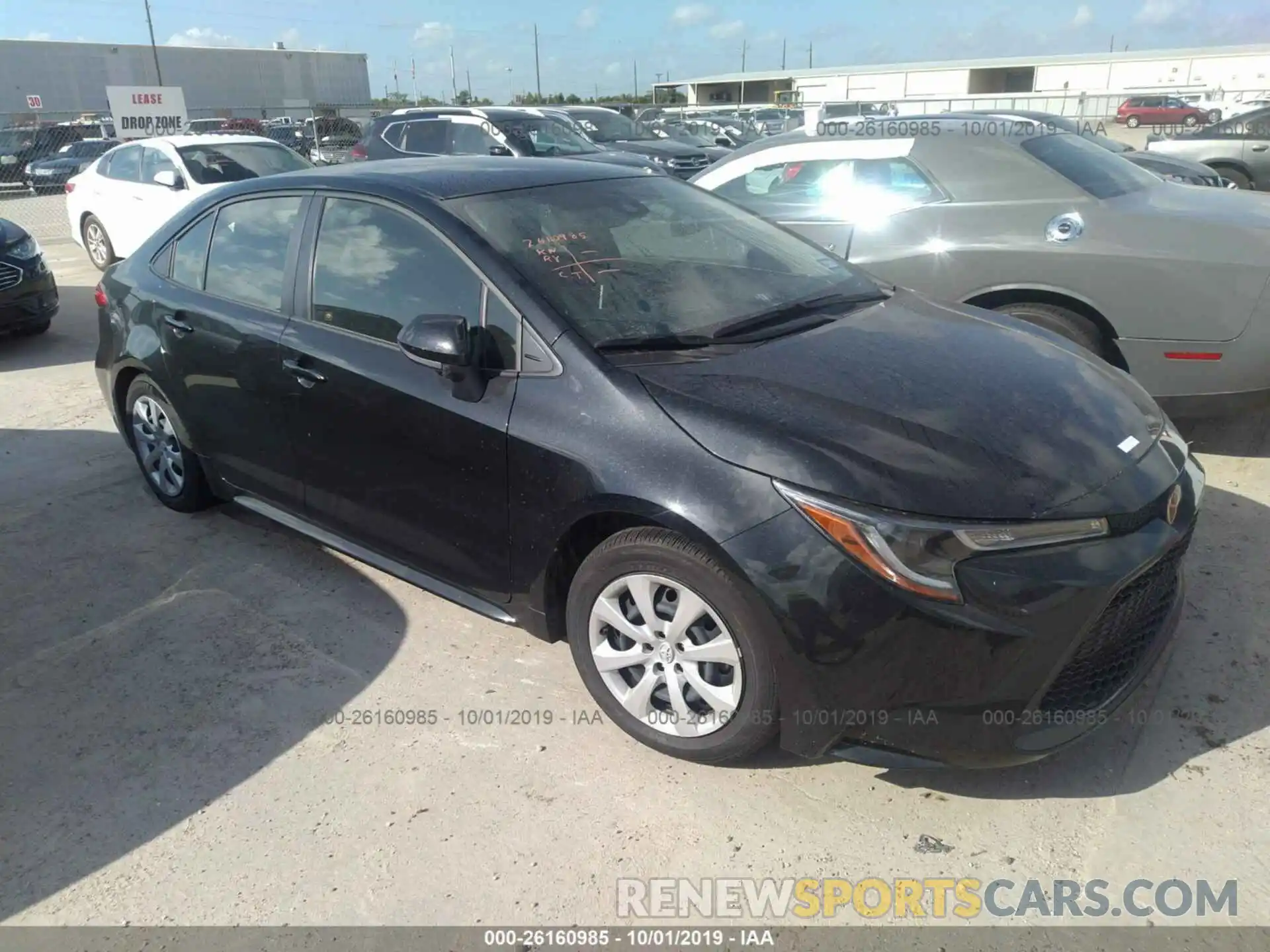 1 Photograph of a damaged car JTDEPRAE7LJ046049 TOYOTA COROLLA 2020