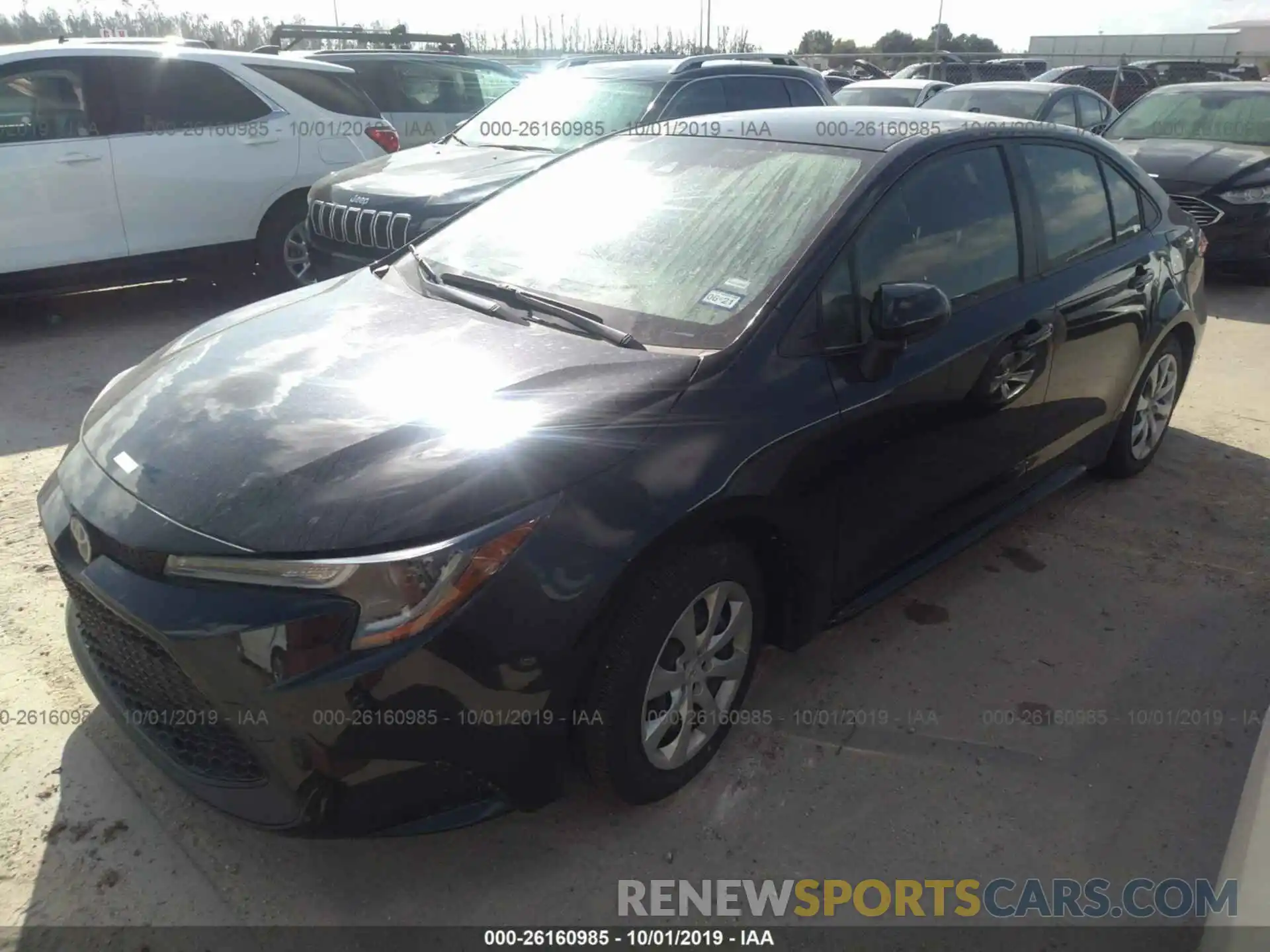 2 Photograph of a damaged car JTDEPRAE7LJ046049 TOYOTA COROLLA 2020