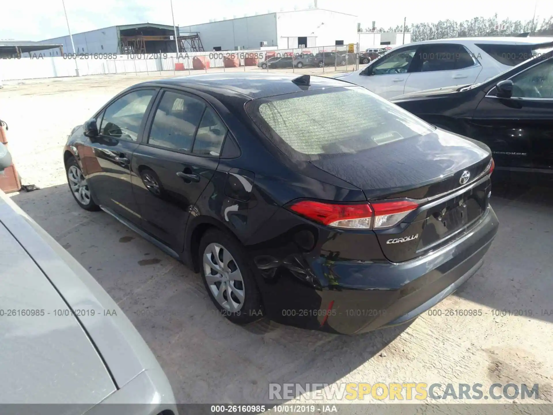 3 Photograph of a damaged car JTDEPRAE7LJ046049 TOYOTA COROLLA 2020