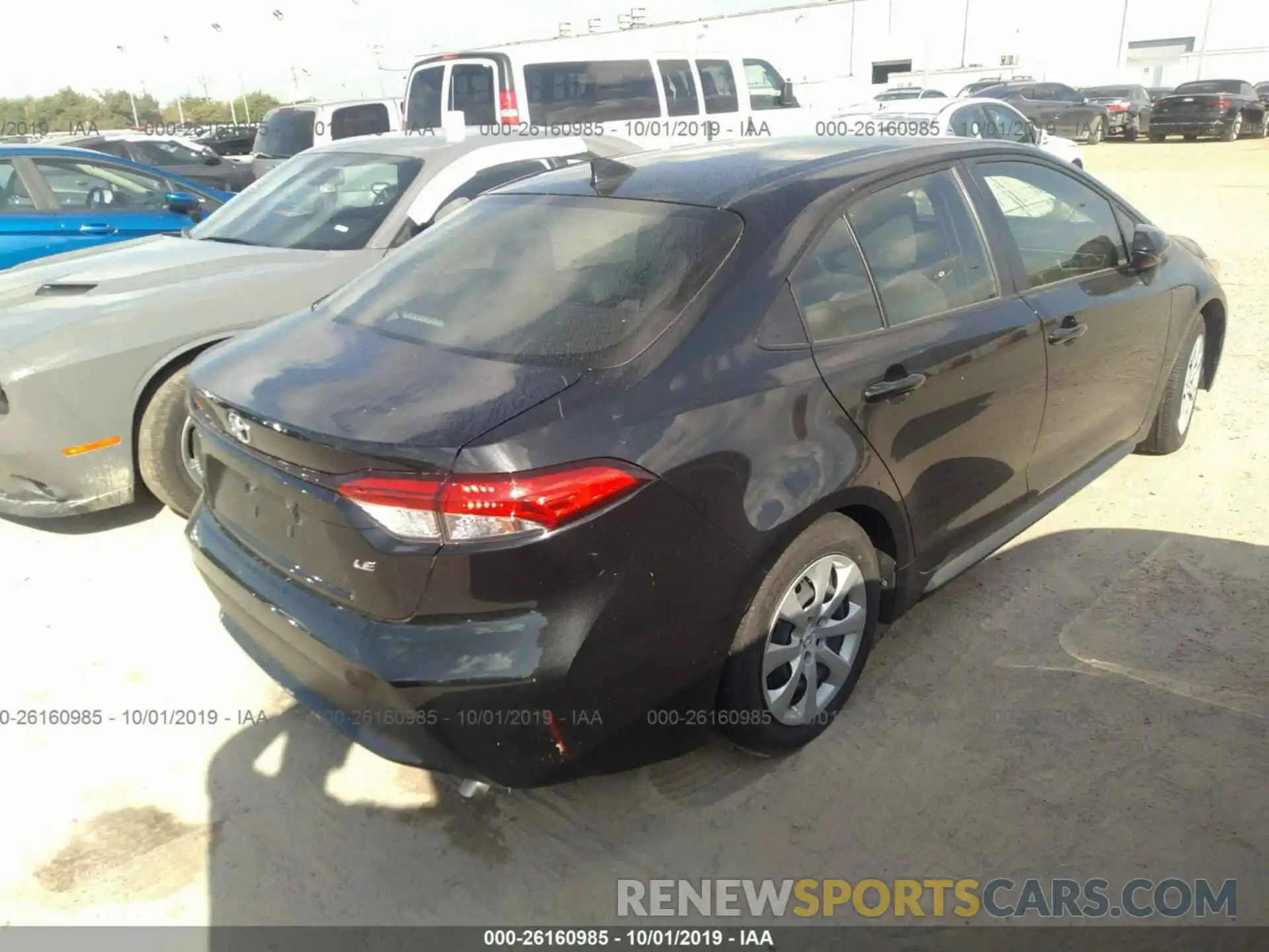 4 Photograph of a damaged car JTDEPRAE7LJ046049 TOYOTA COROLLA 2020