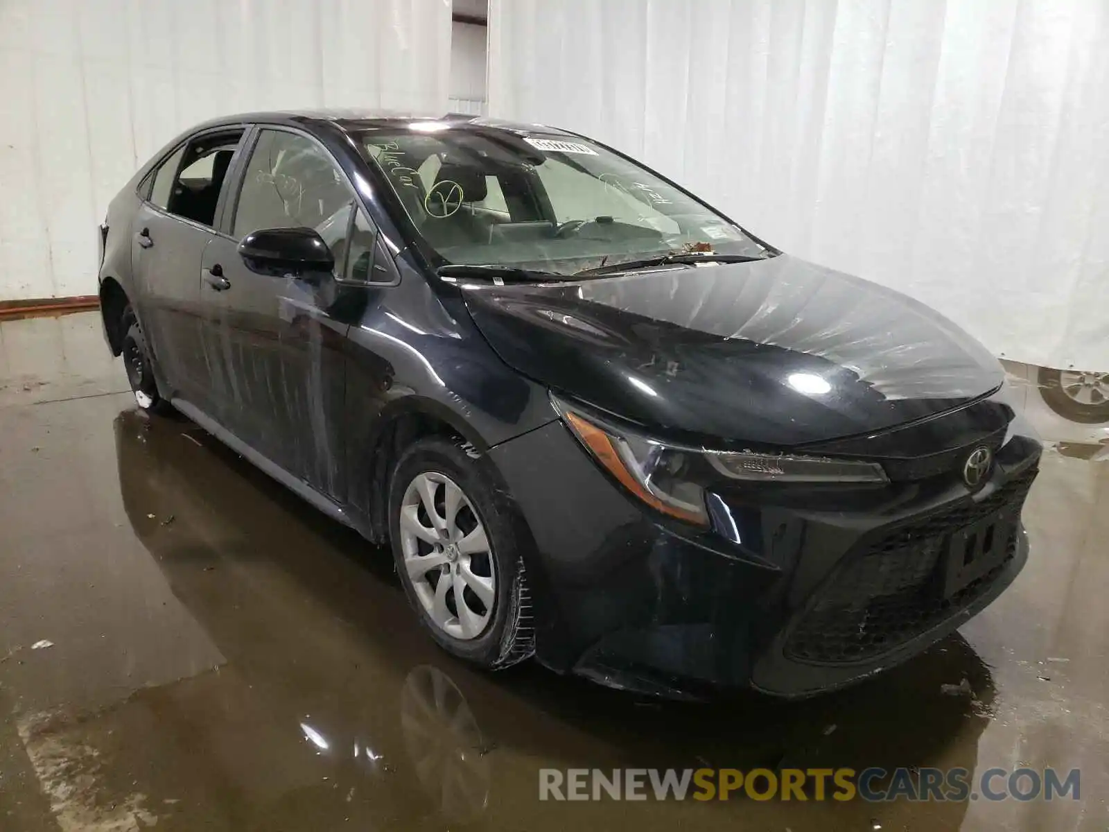 1 Photograph of a damaged car JTDEPRAE7LJ046245 TOYOTA COROLLA 2020