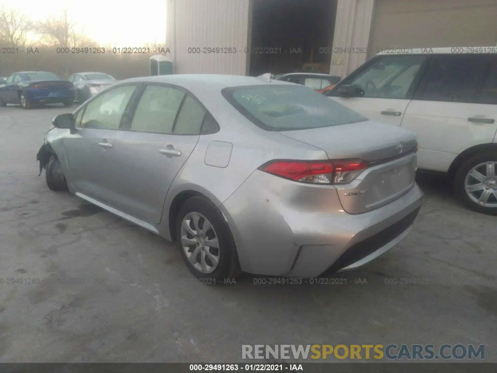 3 Photograph of a damaged car JTDEPRAE7LJ047153 TOYOTA COROLLA 2020