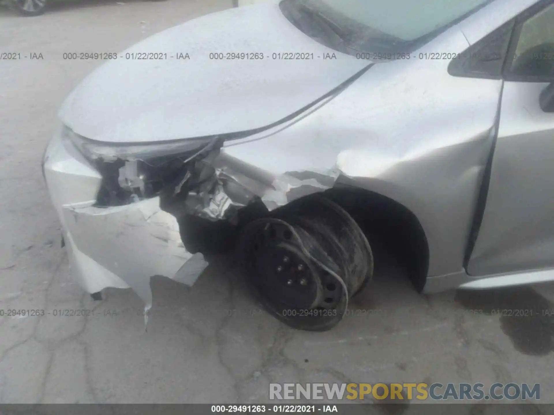 6 Photograph of a damaged car JTDEPRAE7LJ047153 TOYOTA COROLLA 2020