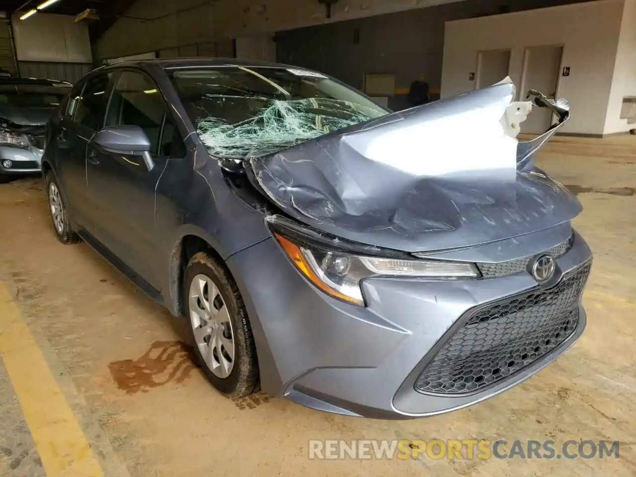 1 Photograph of a damaged car JTDEPRAE7LJ047184 TOYOTA COROLLA 2020