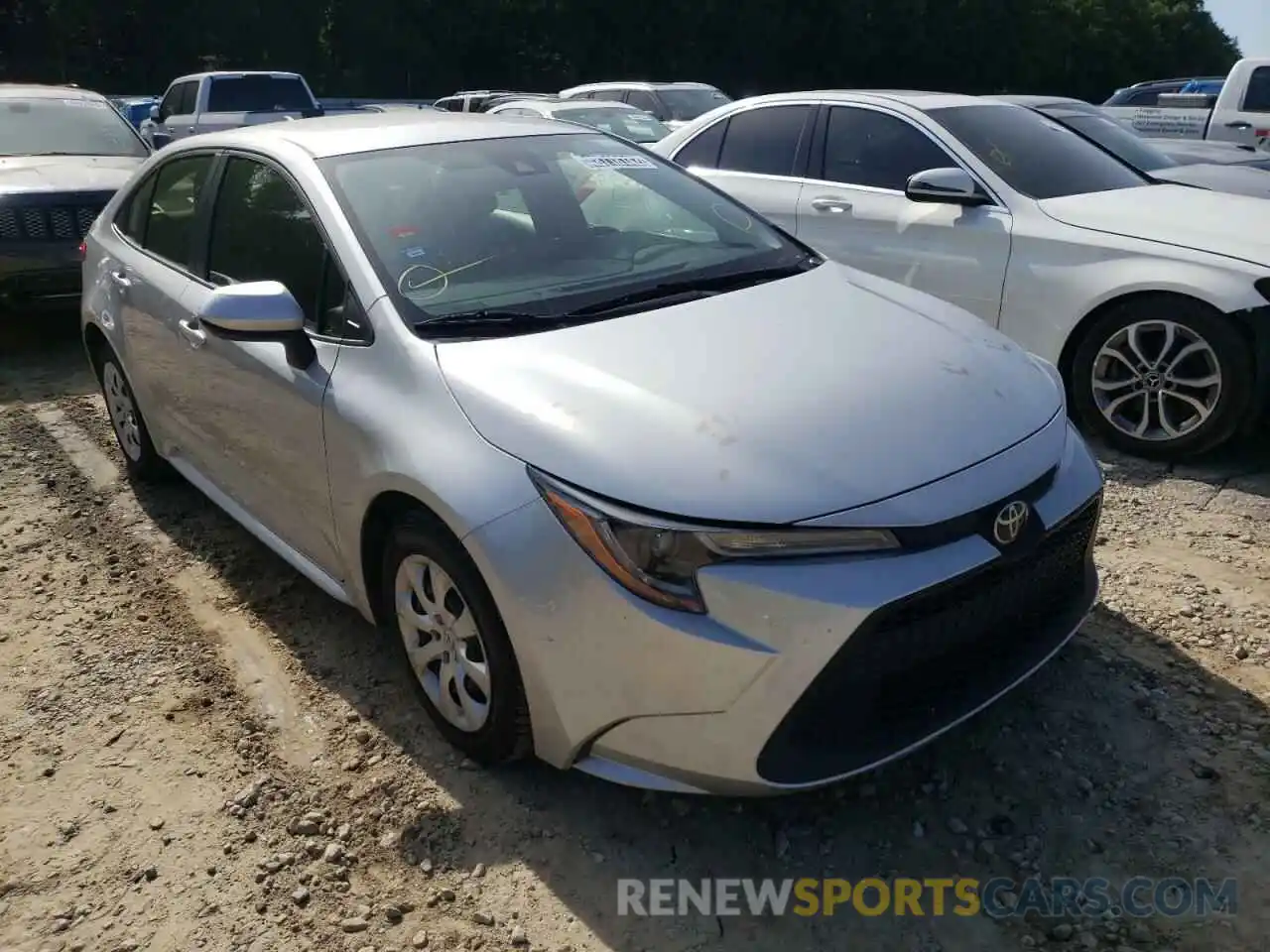 1 Photograph of a damaged car JTDEPRAE7LJ047329 TOYOTA COROLLA 2020