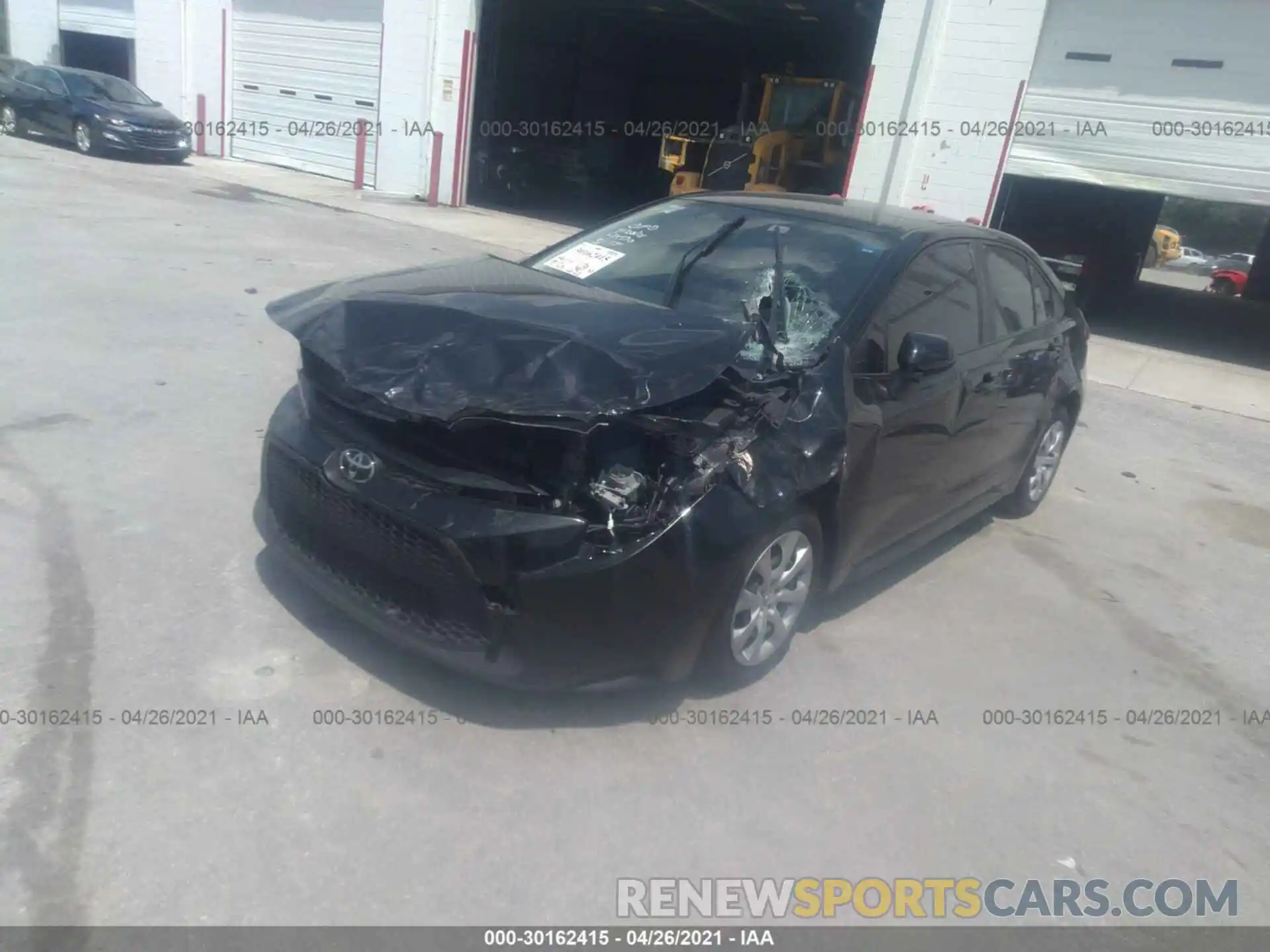 2 Photograph of a damaged car JTDEPRAE7LJ048075 TOYOTA COROLLA 2020