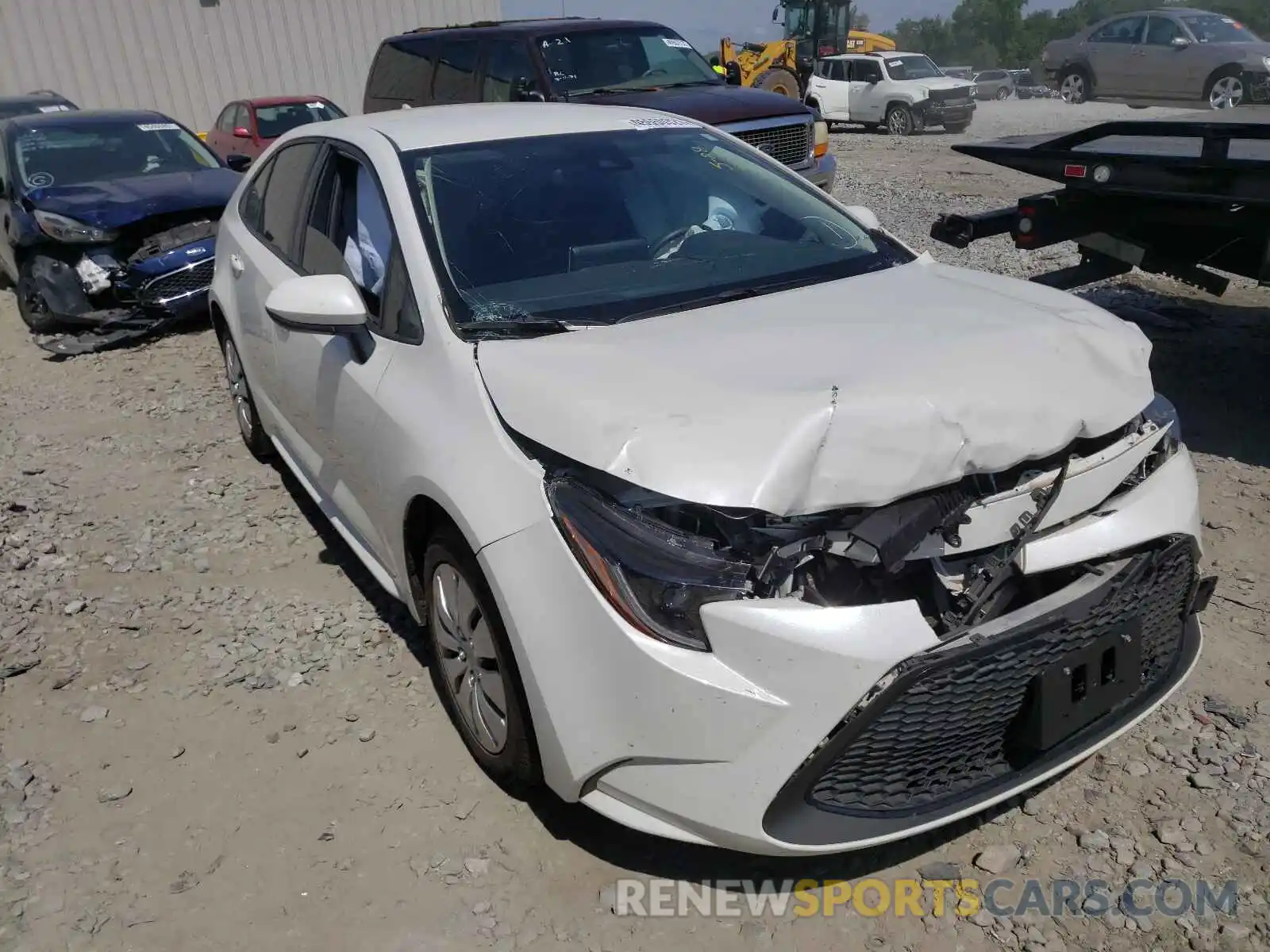 1 Photograph of a damaged car JTDEPRAE7LJ048996 TOYOTA COROLLA 2020