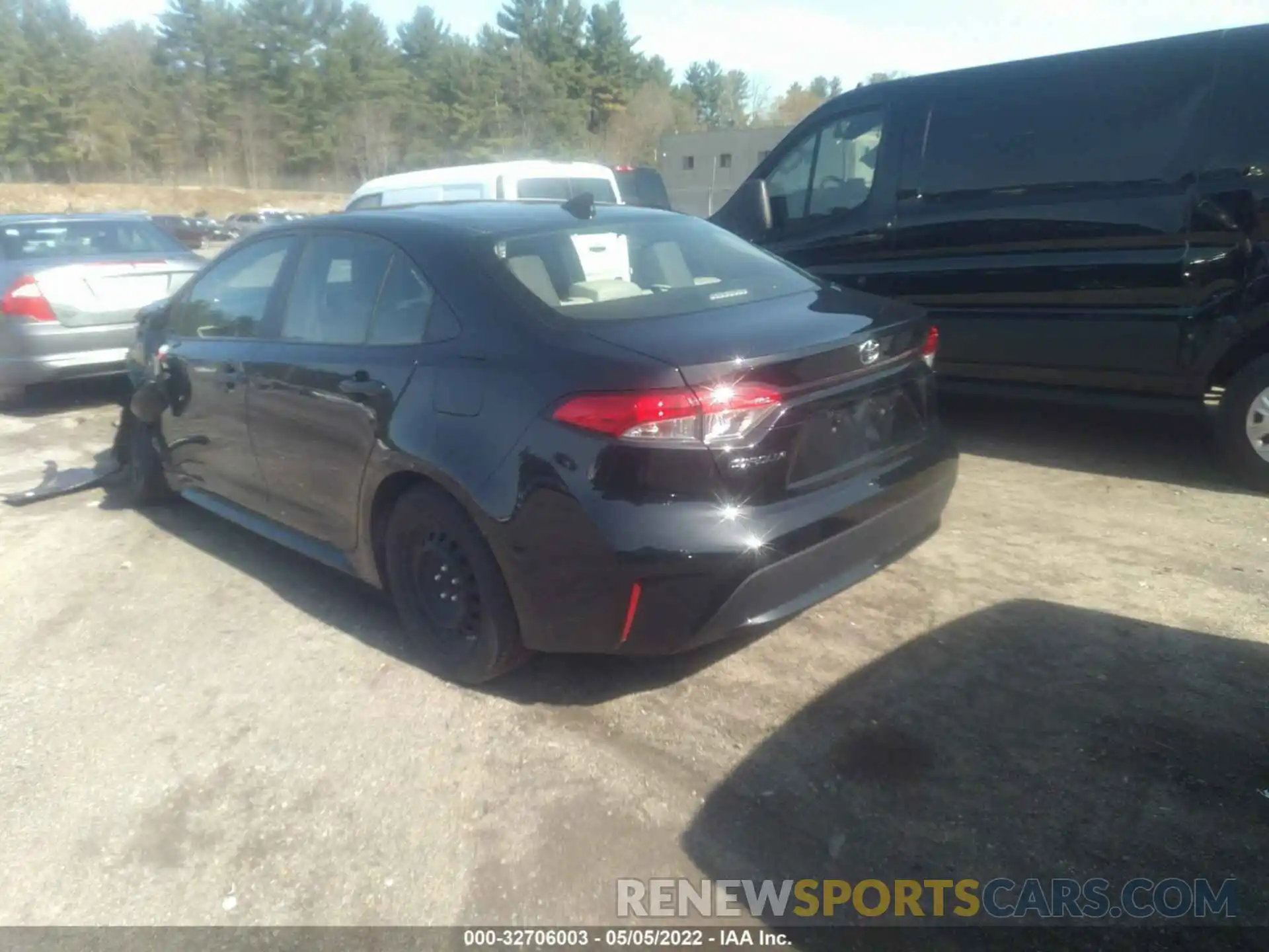 3 Photograph of a damaged car JTDEPRAE7LJ049680 TOYOTA COROLLA 2020