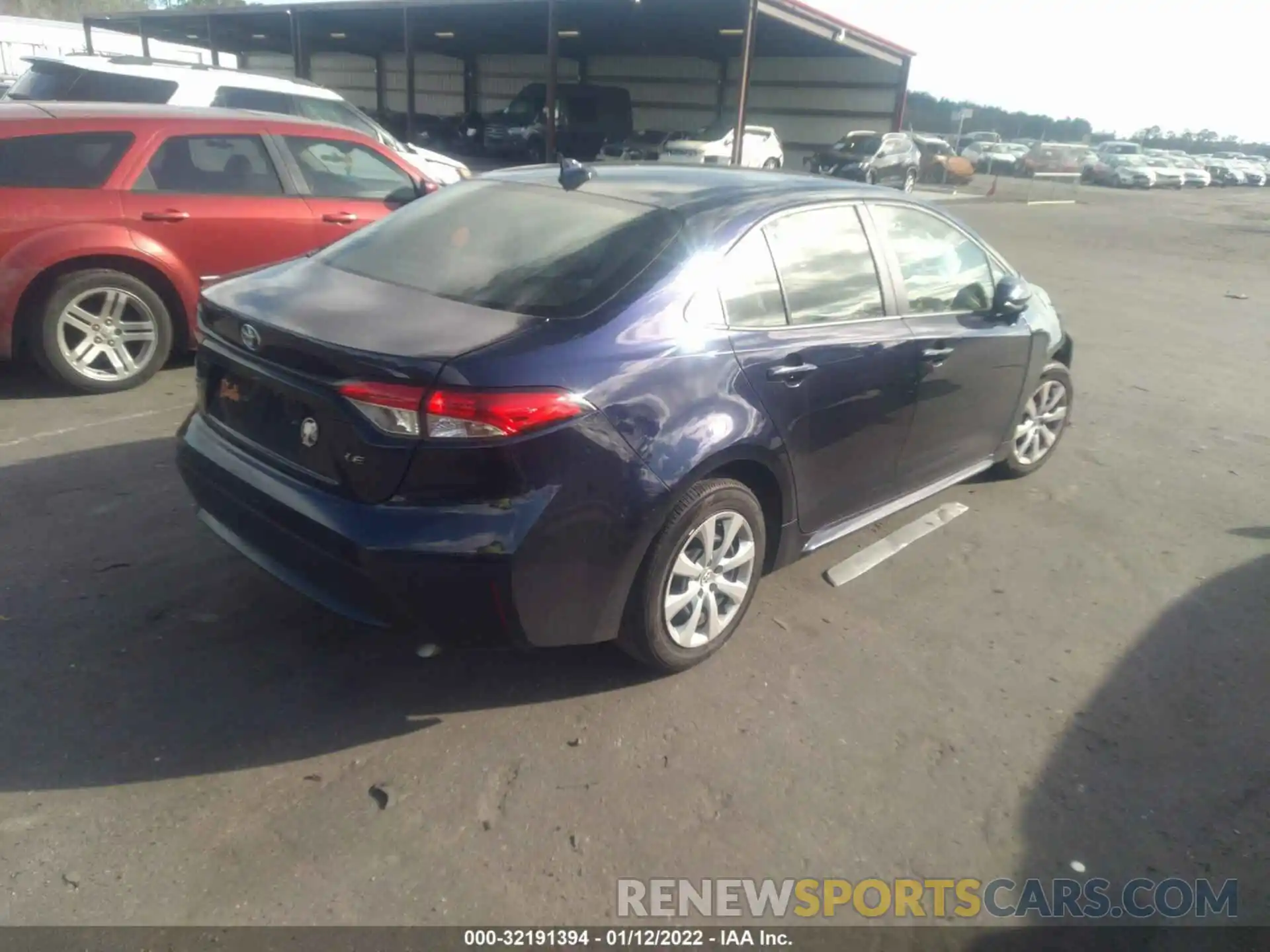 4 Photograph of a damaged car JTDEPRAE7LJ050134 TOYOTA COROLLA 2020