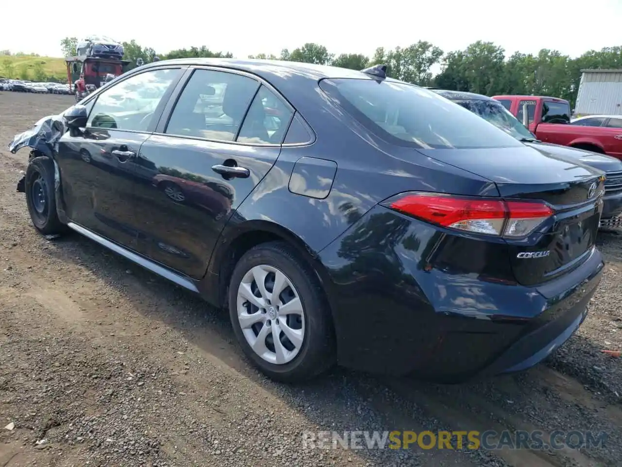 3 Photograph of a damaged car JTDEPRAE7LJ050568 TOYOTA COROLLA 2020