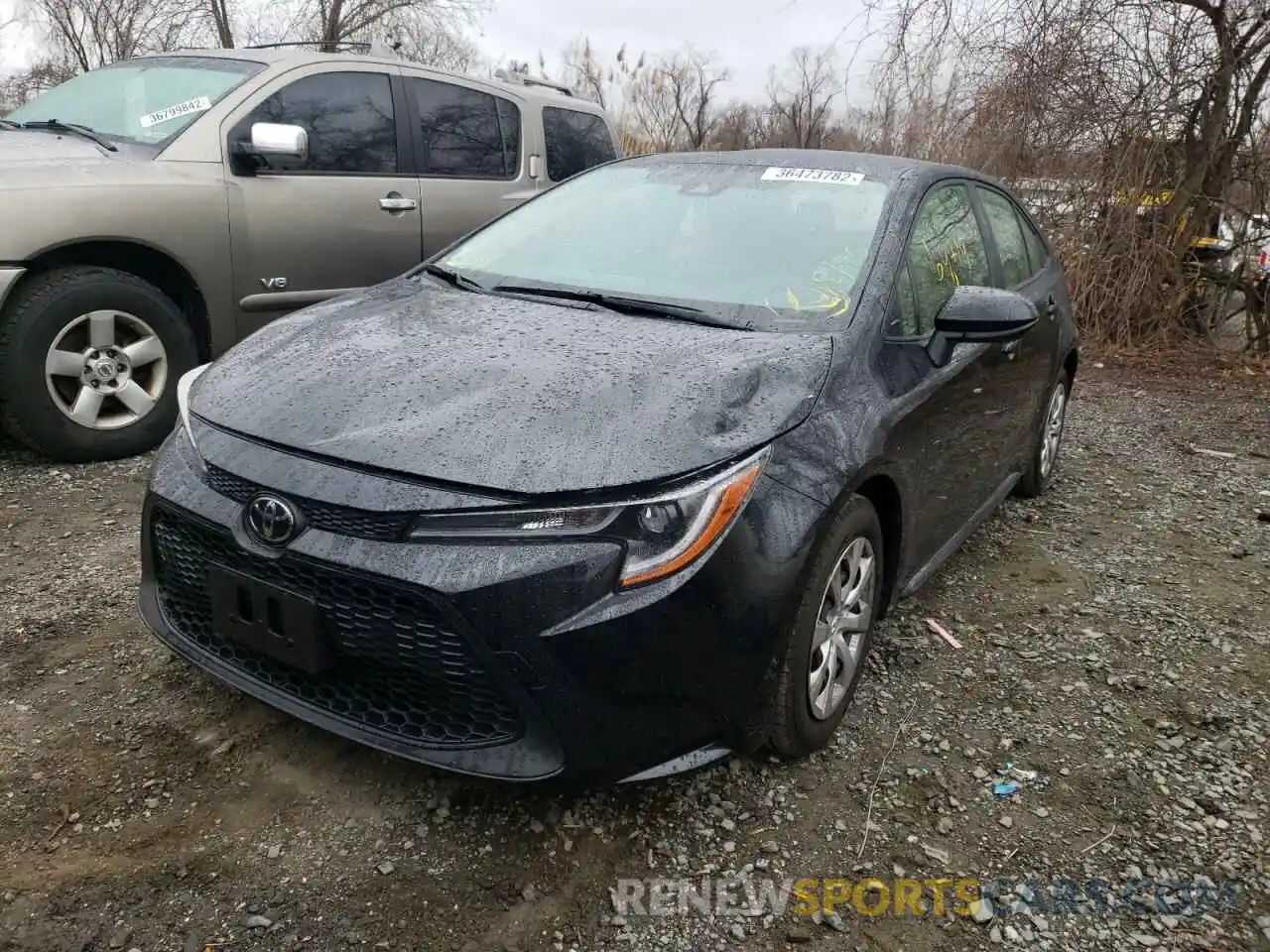 2 Photograph of a damaged car JTDEPRAE7LJ050618 TOYOTA COROLLA 2020