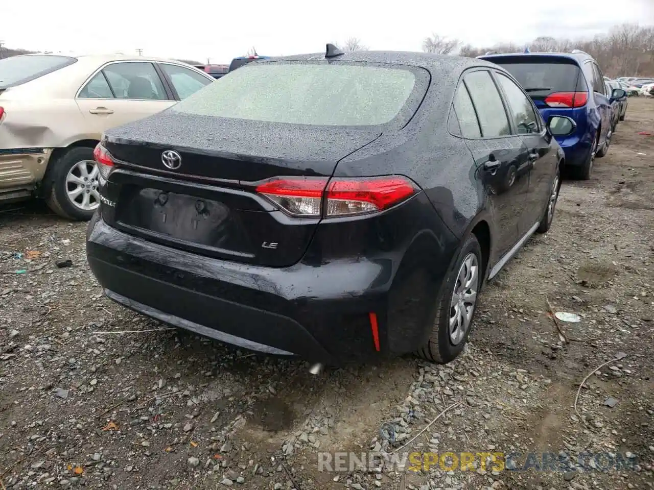 4 Photograph of a damaged car JTDEPRAE7LJ050618 TOYOTA COROLLA 2020