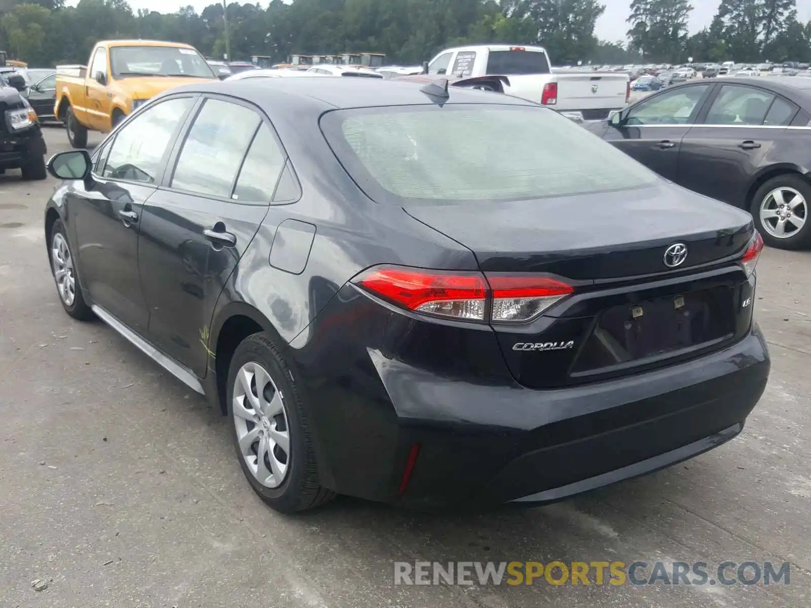 3 Photograph of a damaged car JTDEPRAE7LJ050974 TOYOTA COROLLA 2020