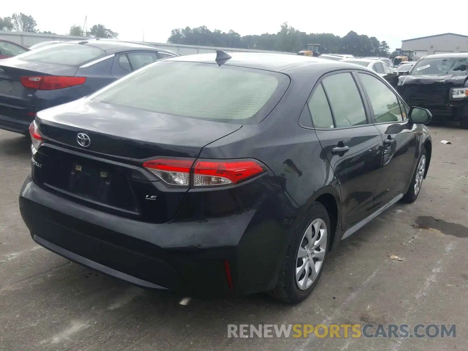 4 Photograph of a damaged car JTDEPRAE7LJ050974 TOYOTA COROLLA 2020