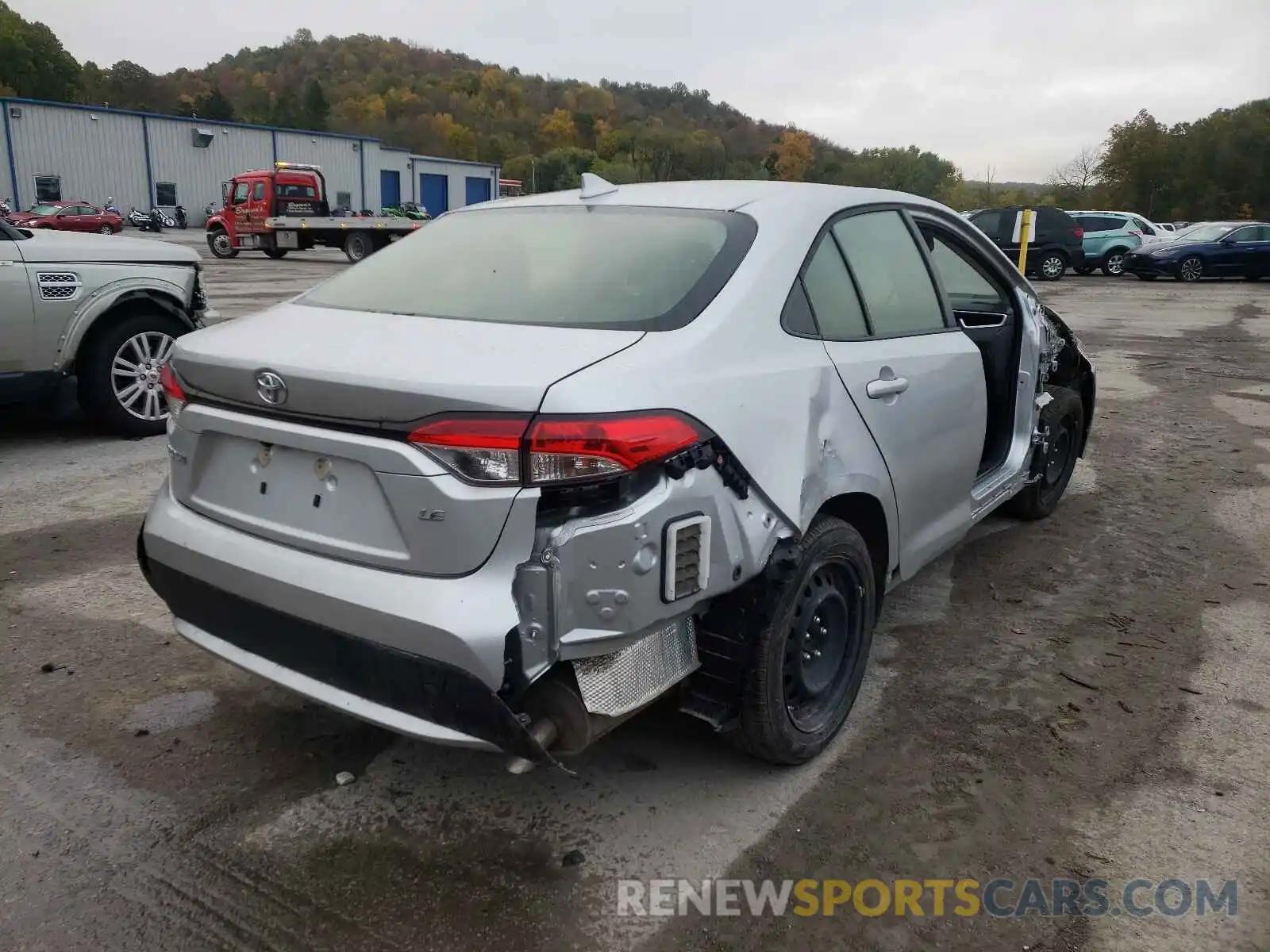 4 Photograph of a damaged car JTDEPRAE7LJ051056 TOYOTA COROLLA 2020