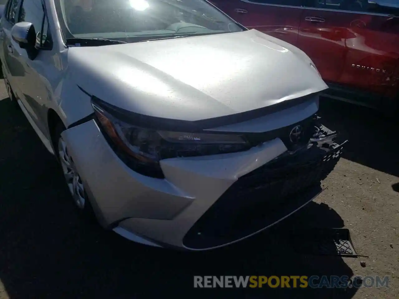 9 Photograph of a damaged car JTDEPRAE7LJ051106 TOYOTA COROLLA 2020