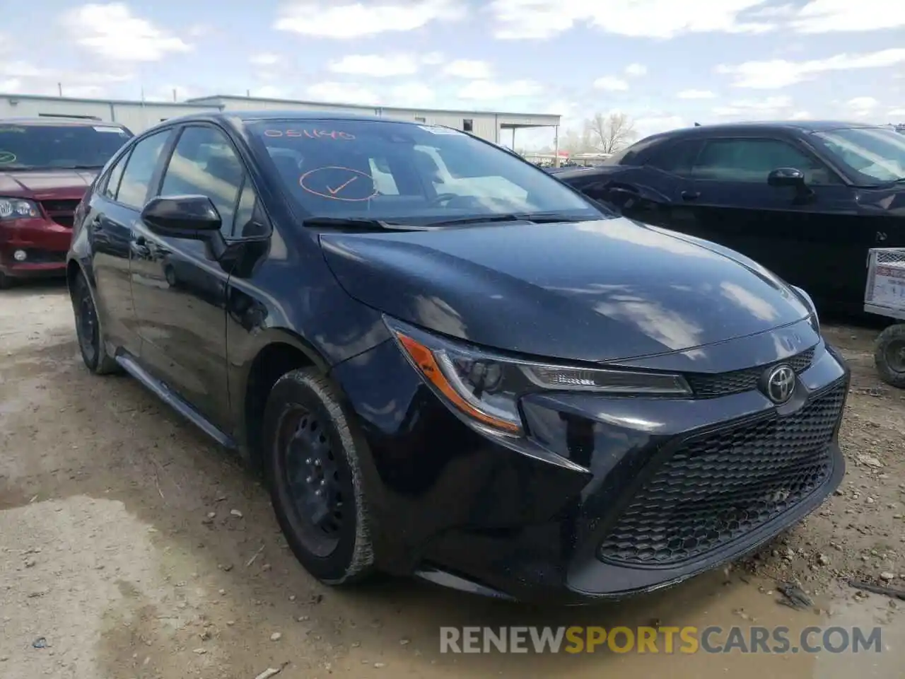 1 Photograph of a damaged car JTDEPRAE7LJ051140 TOYOTA COROLLA 2020