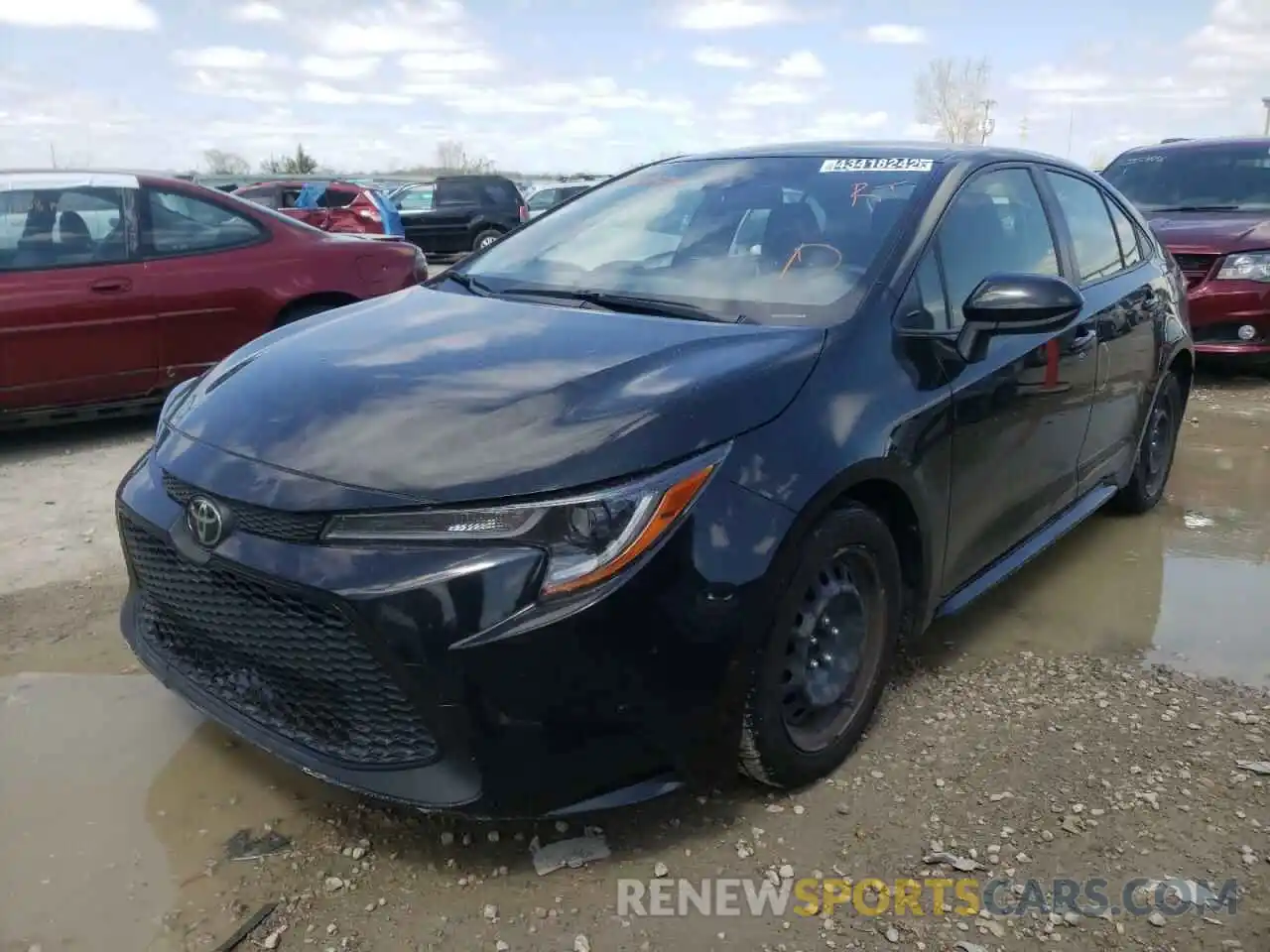 2 Photograph of a damaged car JTDEPRAE7LJ051140 TOYOTA COROLLA 2020