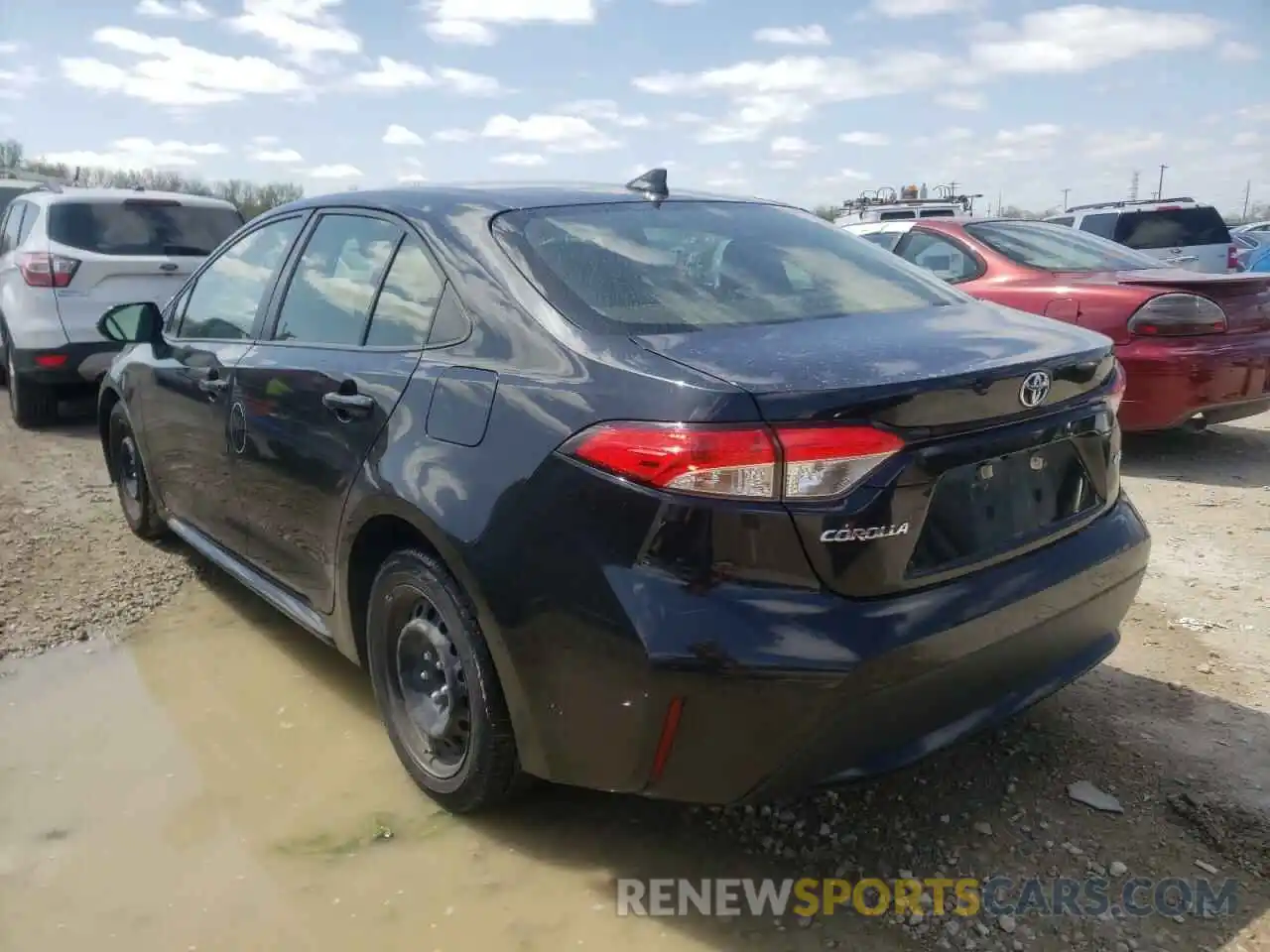 3 Photograph of a damaged car JTDEPRAE7LJ051140 TOYOTA COROLLA 2020