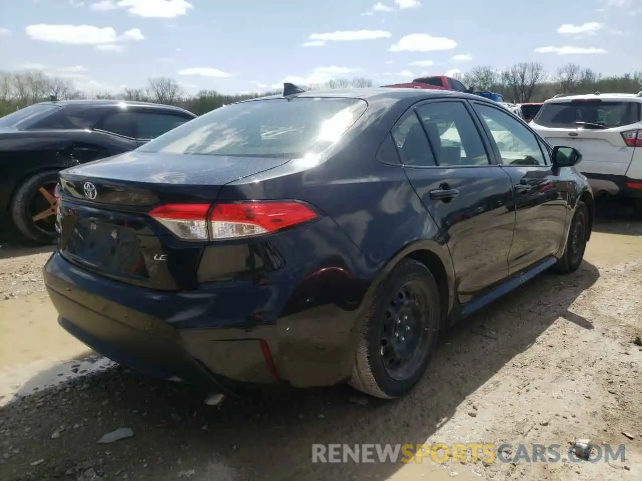 4 Photograph of a damaged car JTDEPRAE7LJ051140 TOYOTA COROLLA 2020