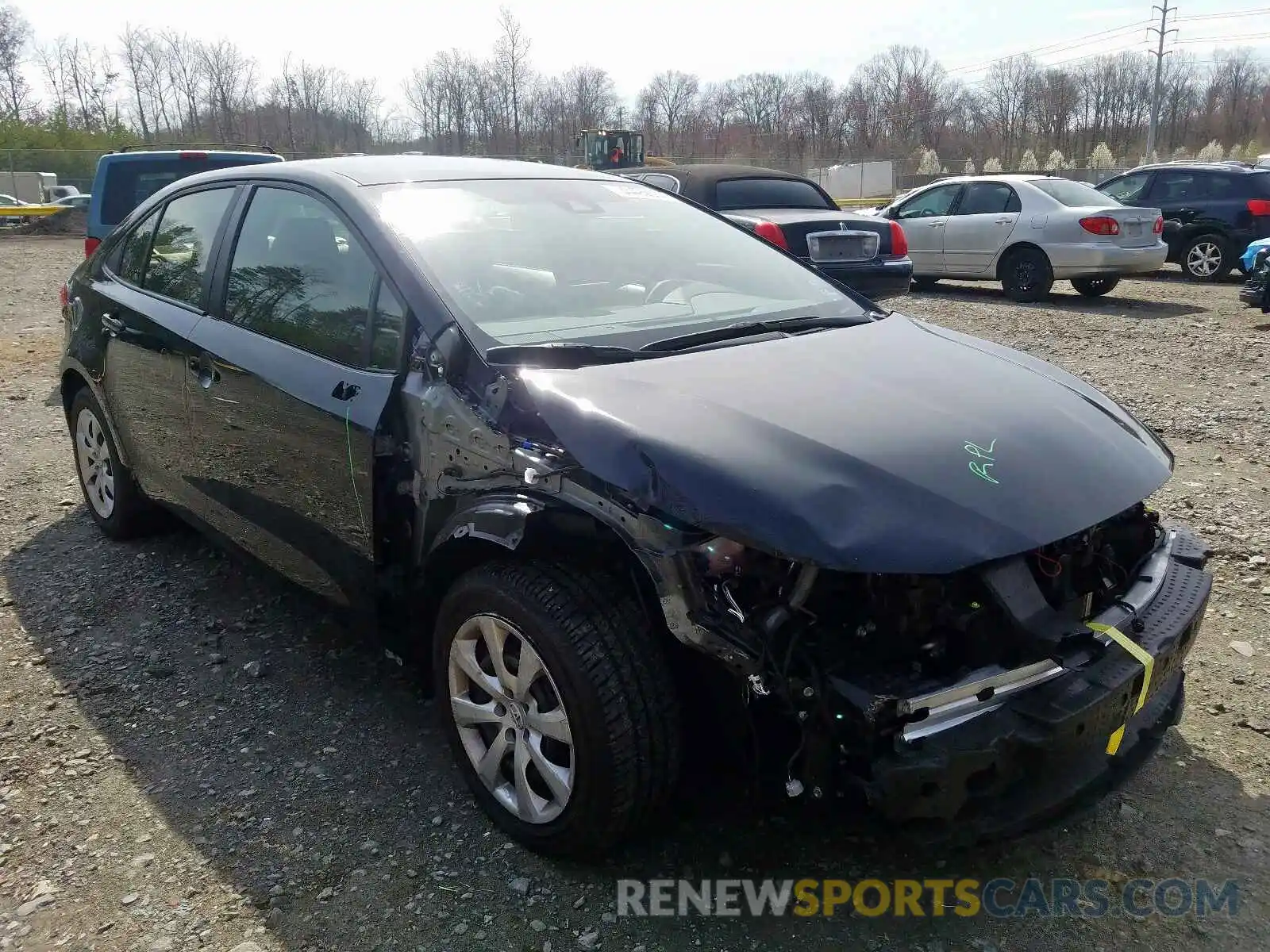 1 Photograph of a damaged car JTDEPRAE7LJ051171 TOYOTA COROLLA 2020