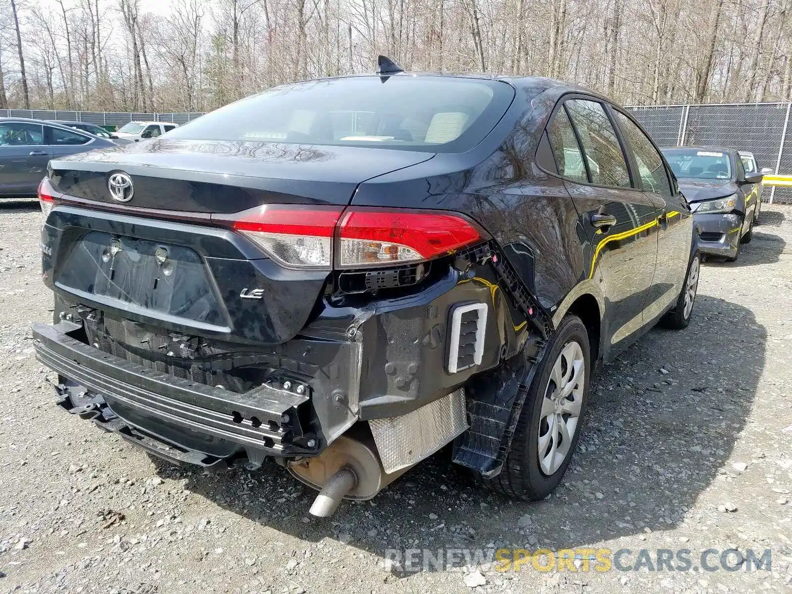 4 Photograph of a damaged car JTDEPRAE7LJ051171 TOYOTA COROLLA 2020