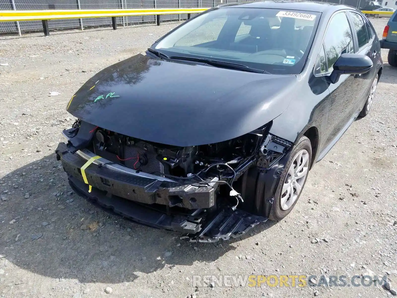 9 Photograph of a damaged car JTDEPRAE7LJ051171 TOYOTA COROLLA 2020