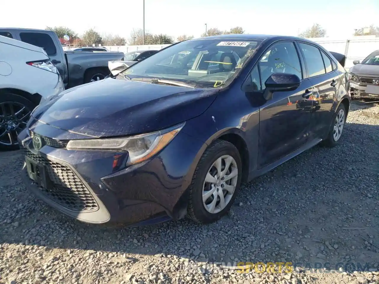 2 Photograph of a damaged car JTDEPRAE7LJ051252 TOYOTA COROLLA 2020