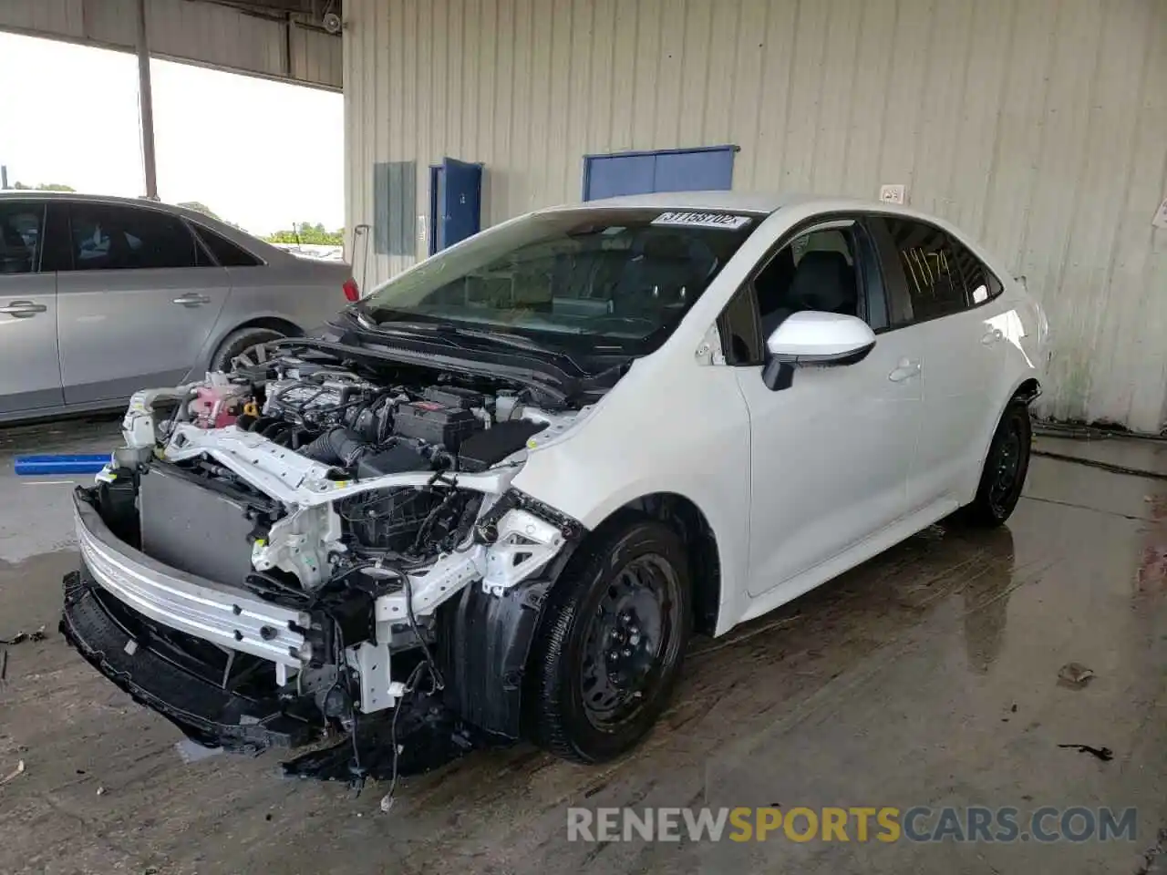 2 Photograph of a damaged car JTDEPRAE7LJ051378 TOYOTA COROLLA 2020