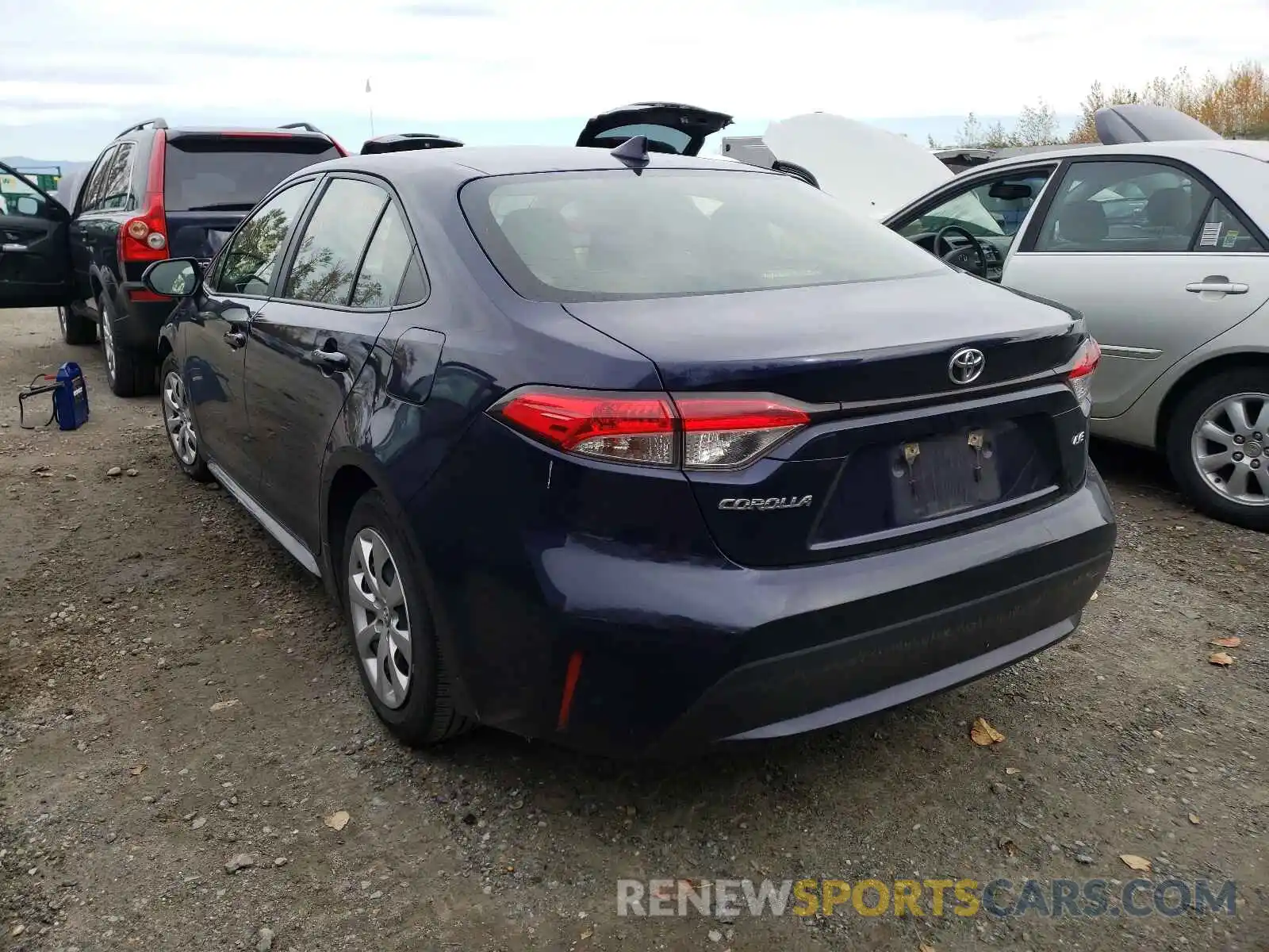 3 Photograph of a damaged car JTDEPRAE7LJ051591 TOYOTA COROLLA 2020