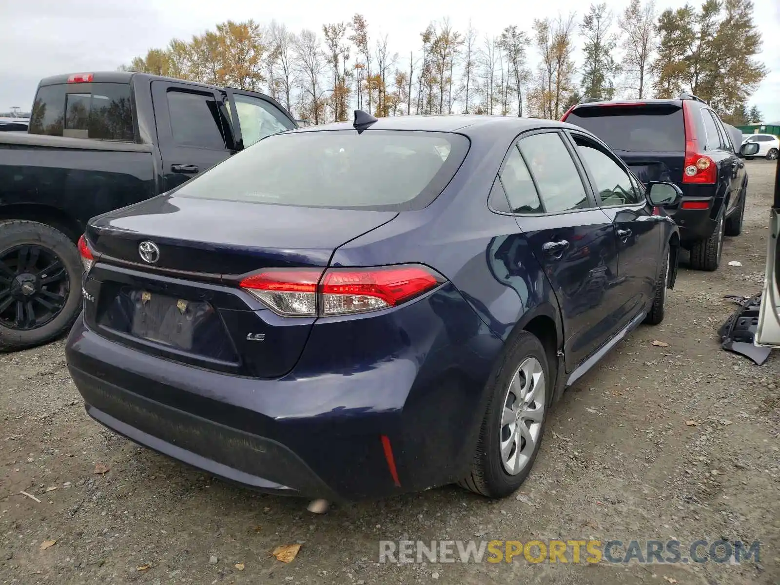 4 Photograph of a damaged car JTDEPRAE7LJ051591 TOYOTA COROLLA 2020