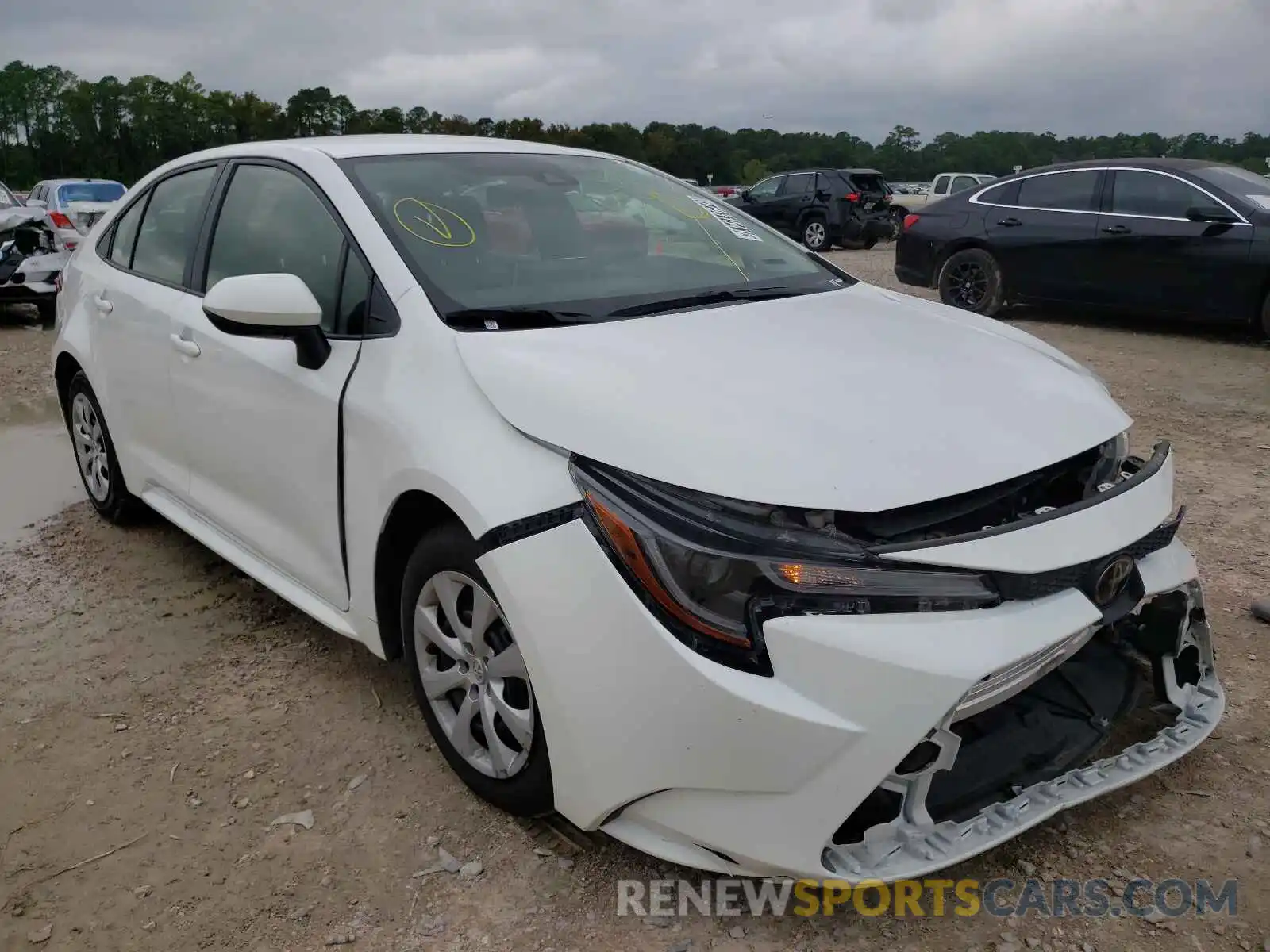 1 Photograph of a damaged car JTDEPRAE7LJ052143 TOYOTA COROLLA 2020