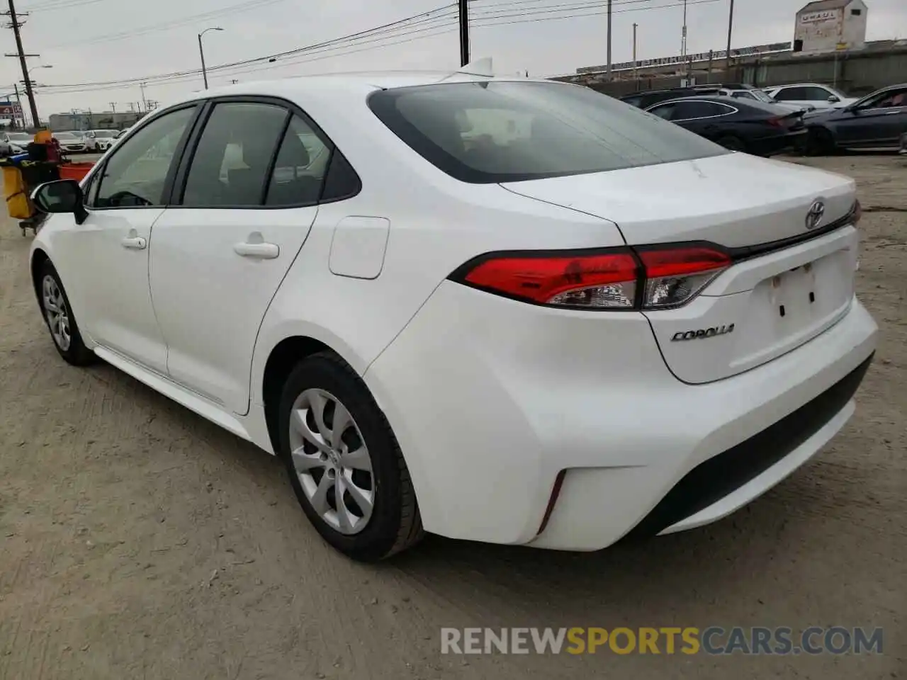 3 Photograph of a damaged car JTDEPRAE7LJ052238 TOYOTA COROLLA 2020