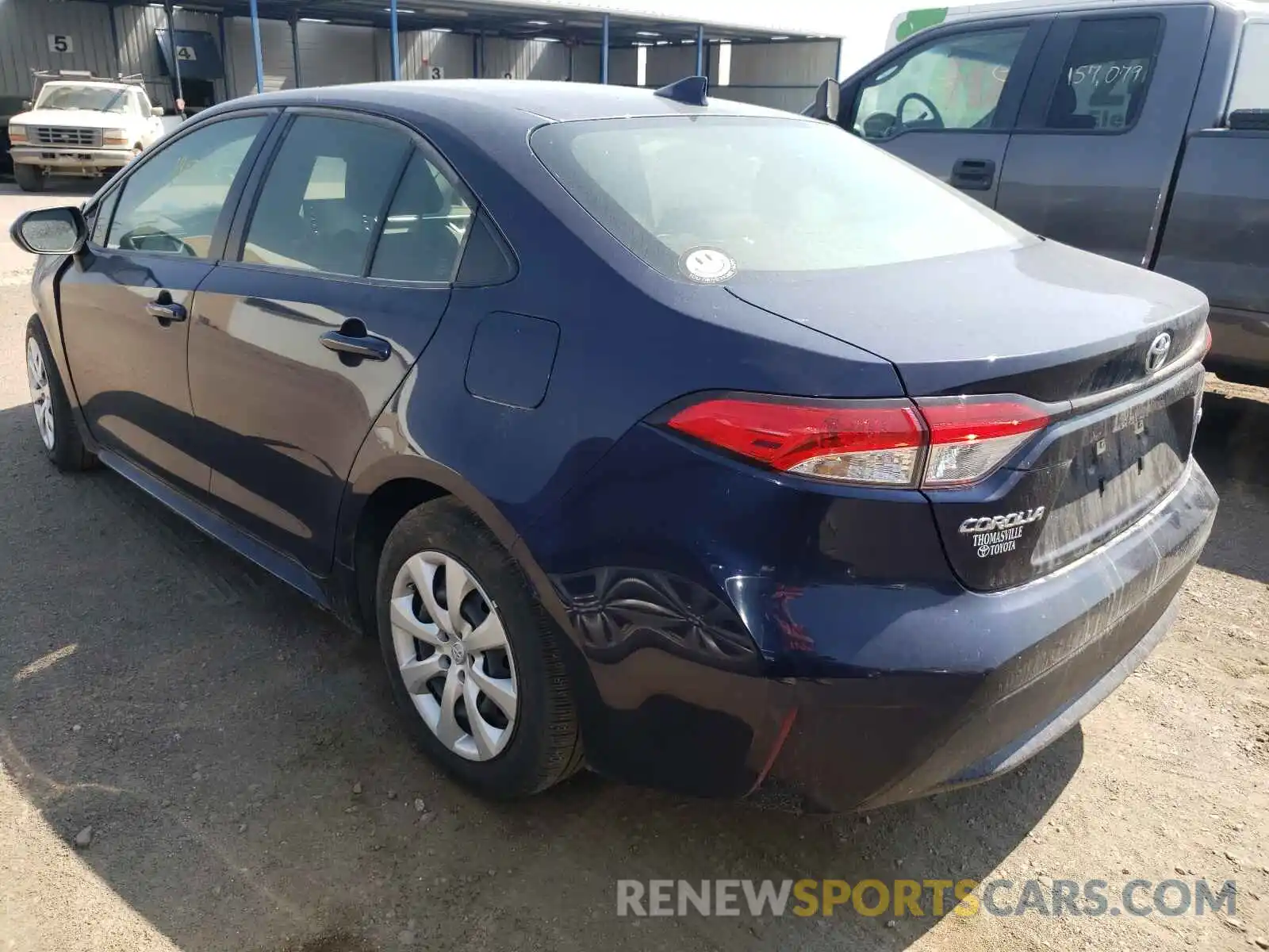 3 Photograph of a damaged car JTDEPRAE7LJ053101 TOYOTA COROLLA 2020