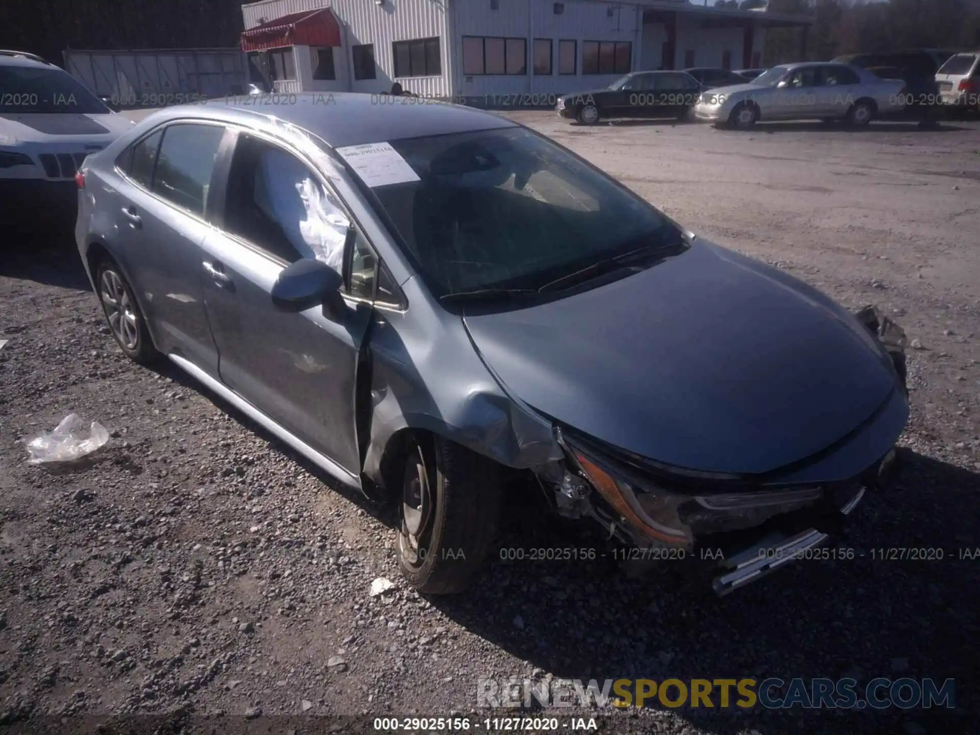 1 Photograph of a damaged car JTDEPRAE7LJ053454 TOYOTA COROLLA 2020